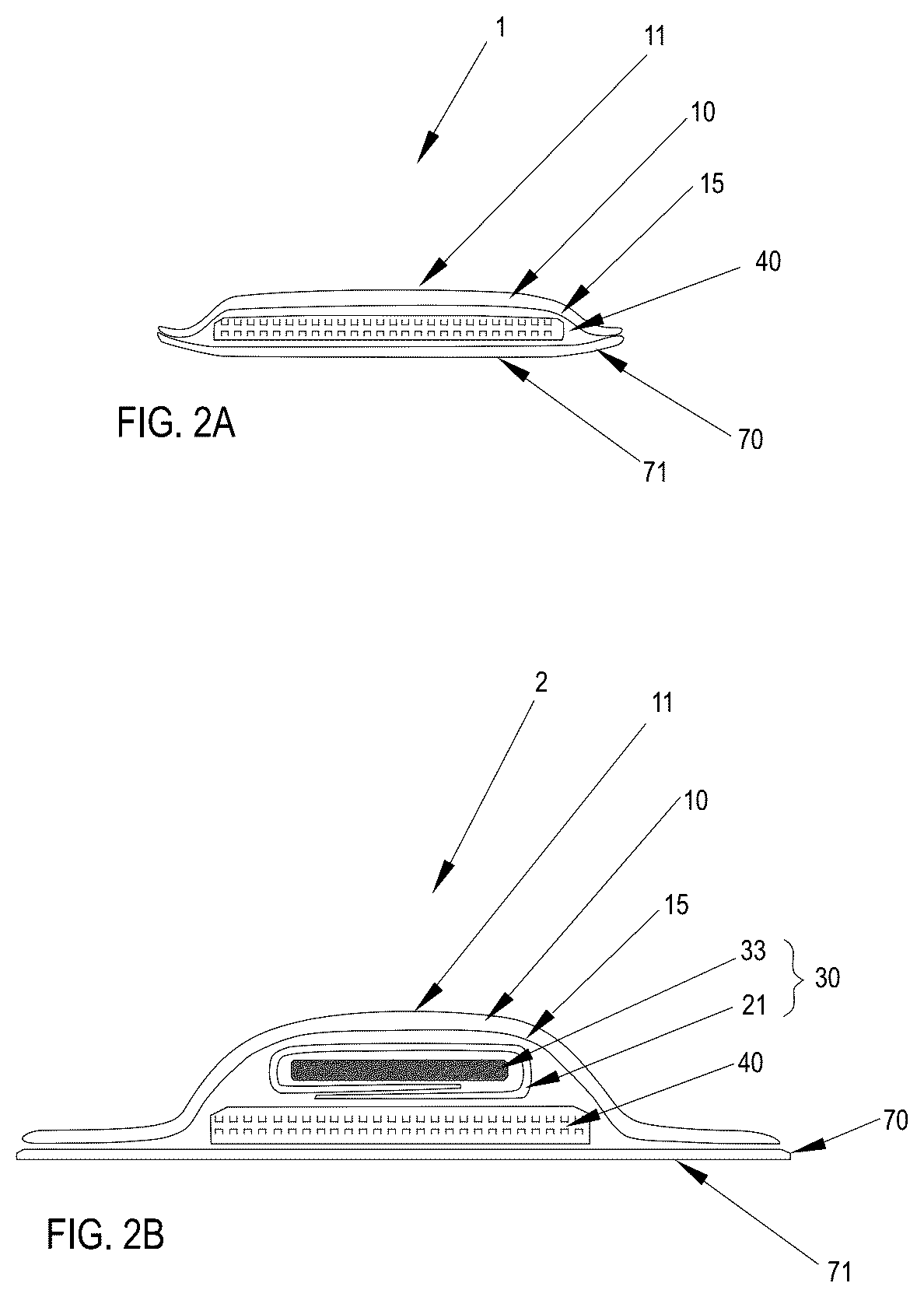 Patent US12090033 Figure 3 – System of pantiliners and menstrual pads
