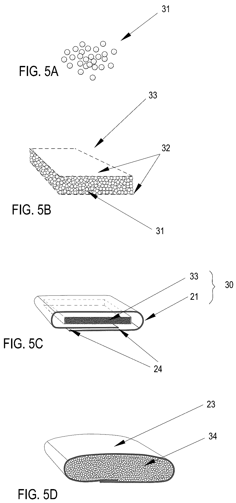Patent US12090033 Figure 6 – System of pantiliners and menstrual pads