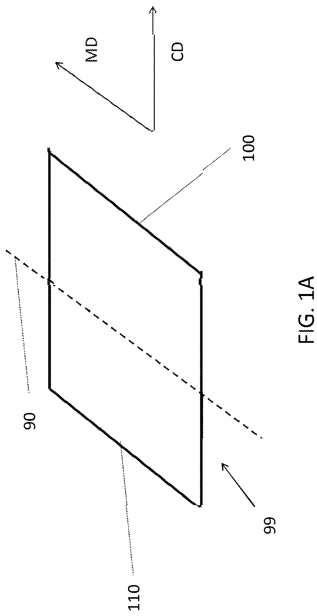 Patent US12090034 Figure 1 – Recyclable absorbent article package material