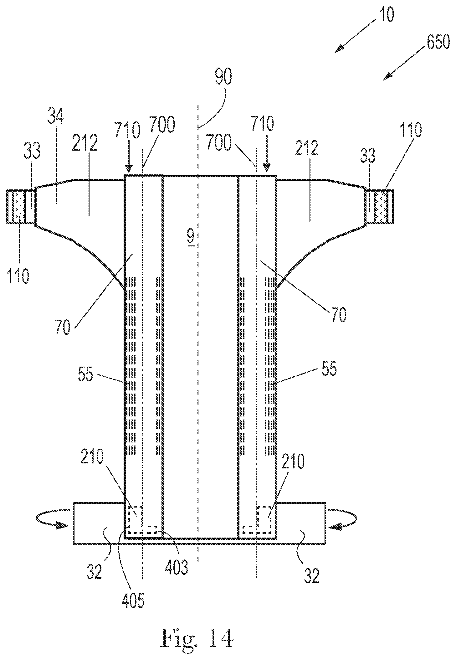 Patent US12090035 Figure 9 – Absorbent article having fastening system