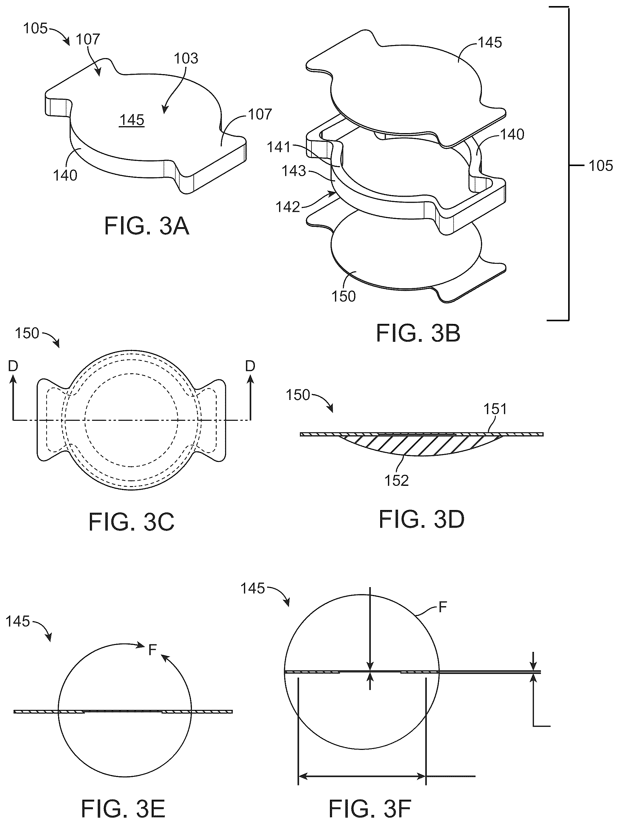Patent US12090044 Figure 5 – Accommodating intraocular lens