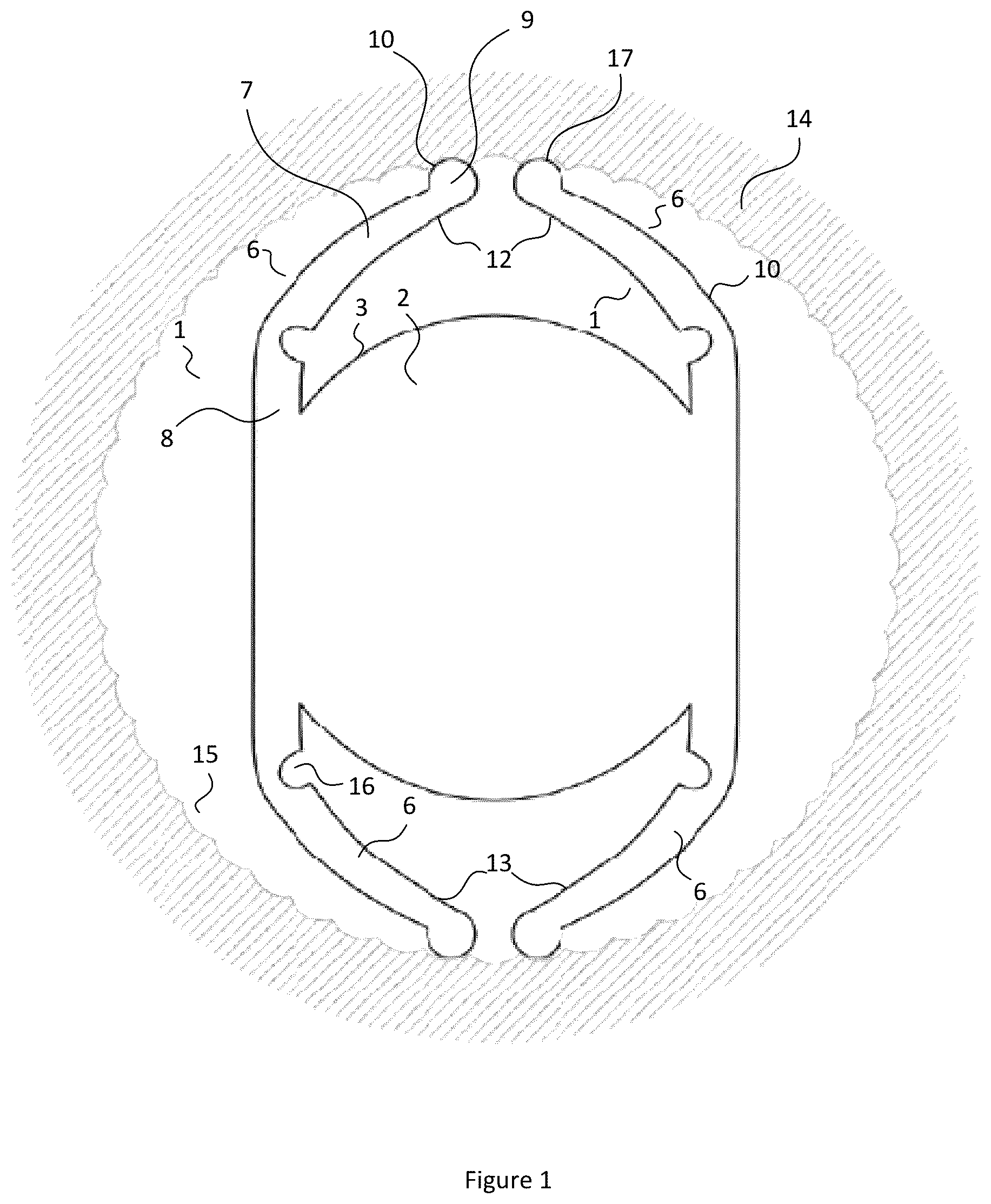 Patent US12090045 — Intraocular lens — Figure 1