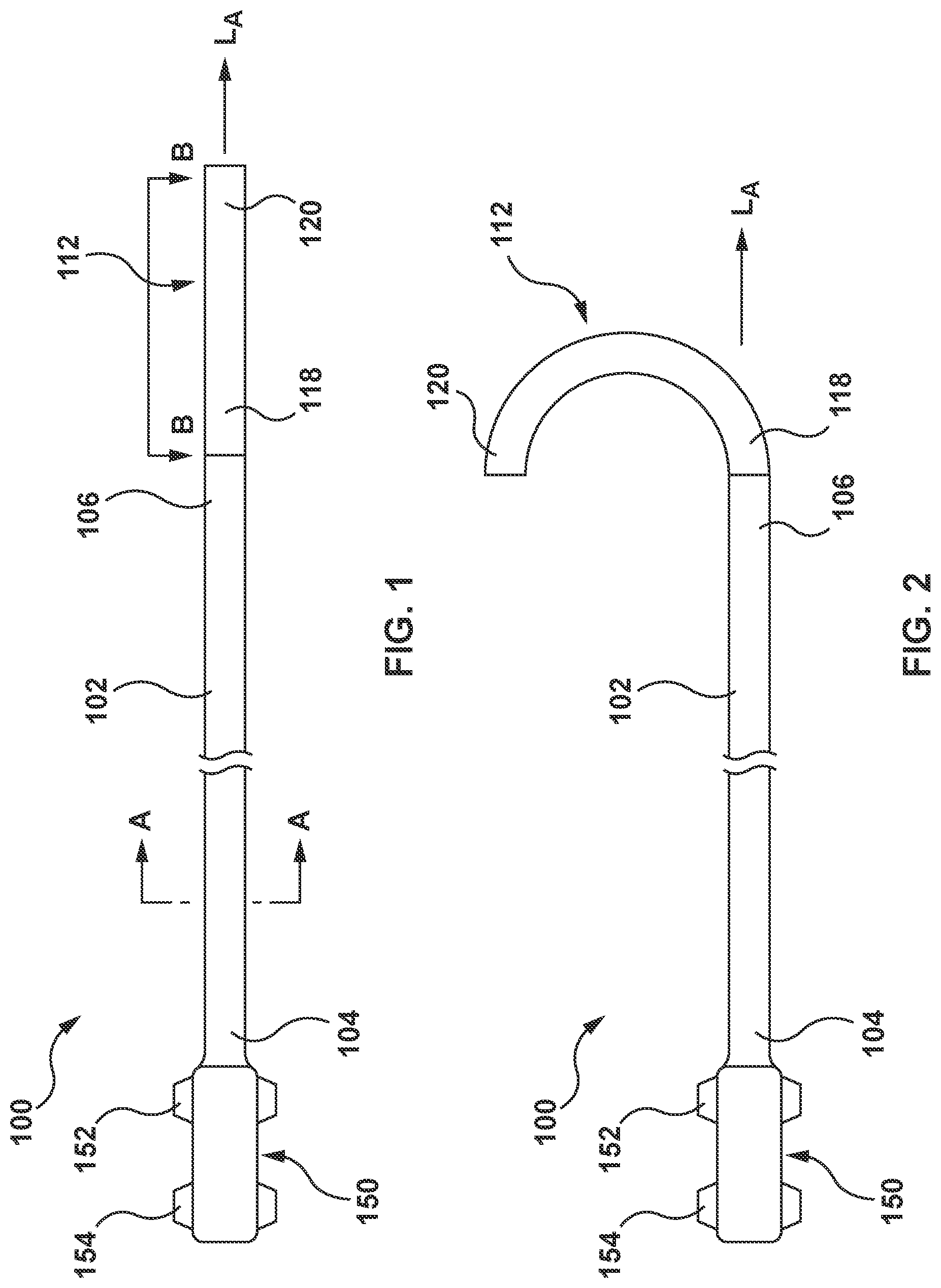 Patent US12090051 Figure 1 – Delivery device having a capsule for delivering a prosthesis and a pull wire for steering the capsule