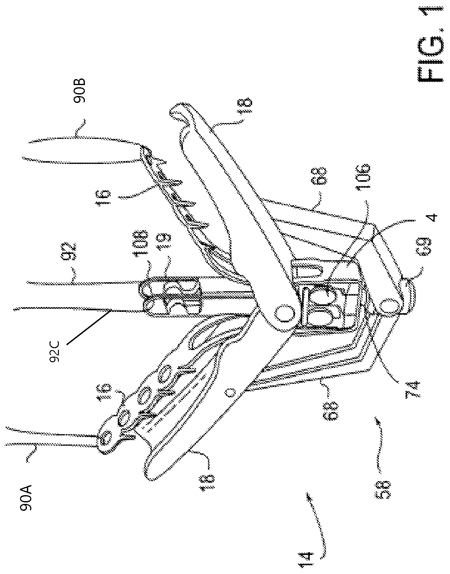 Patent US12090053 Figure 1 – Medical device delivery system with locking system