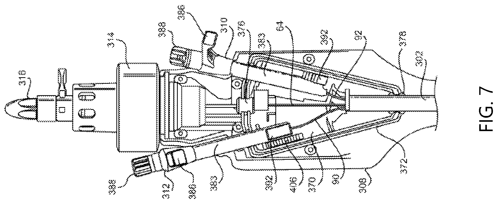 Patent US12090053 Figure 7 – Medical device delivery system with locking system