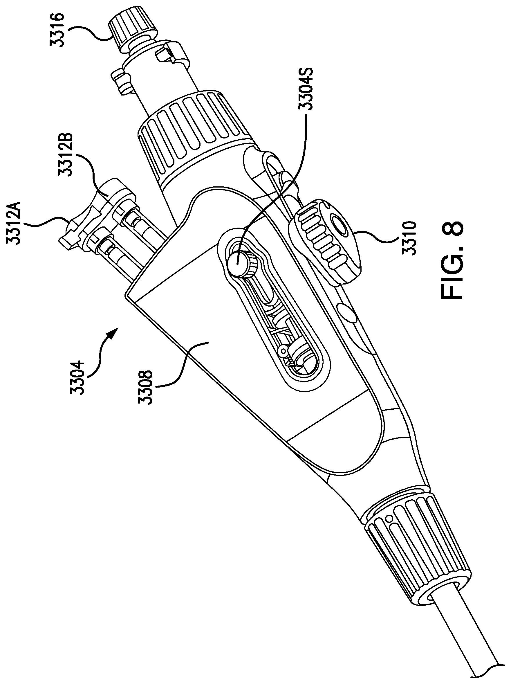 Patent US12090053 Figure 8 – Medical device delivery system with locking system