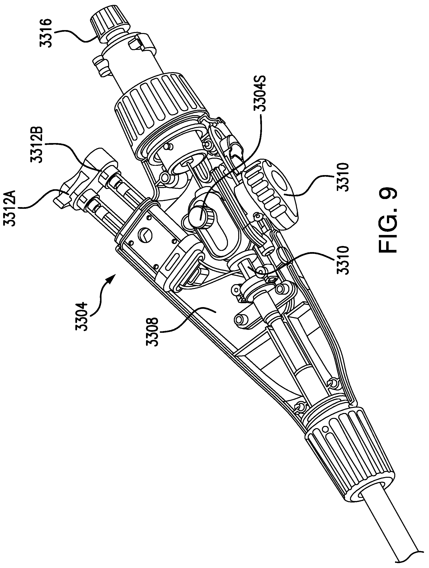 Patent US12090053 Figure 9 – Medical device delivery system with locking system