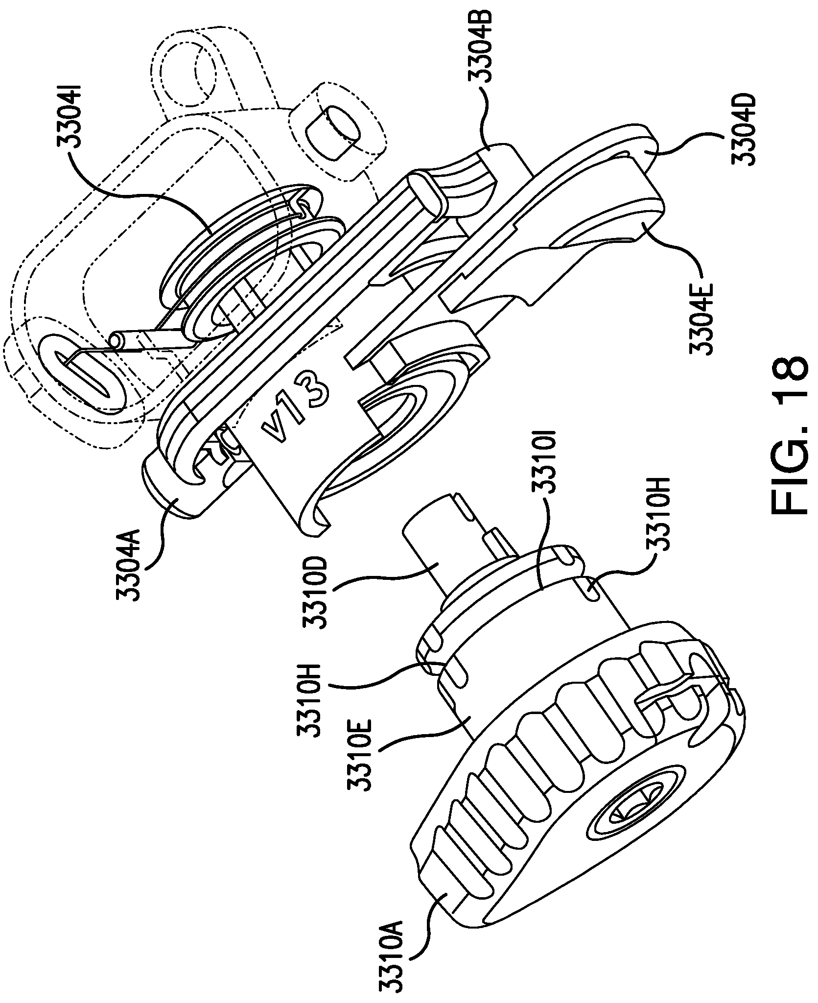 Patent US12090053 Figure 19 – Medical device delivery system with locking system