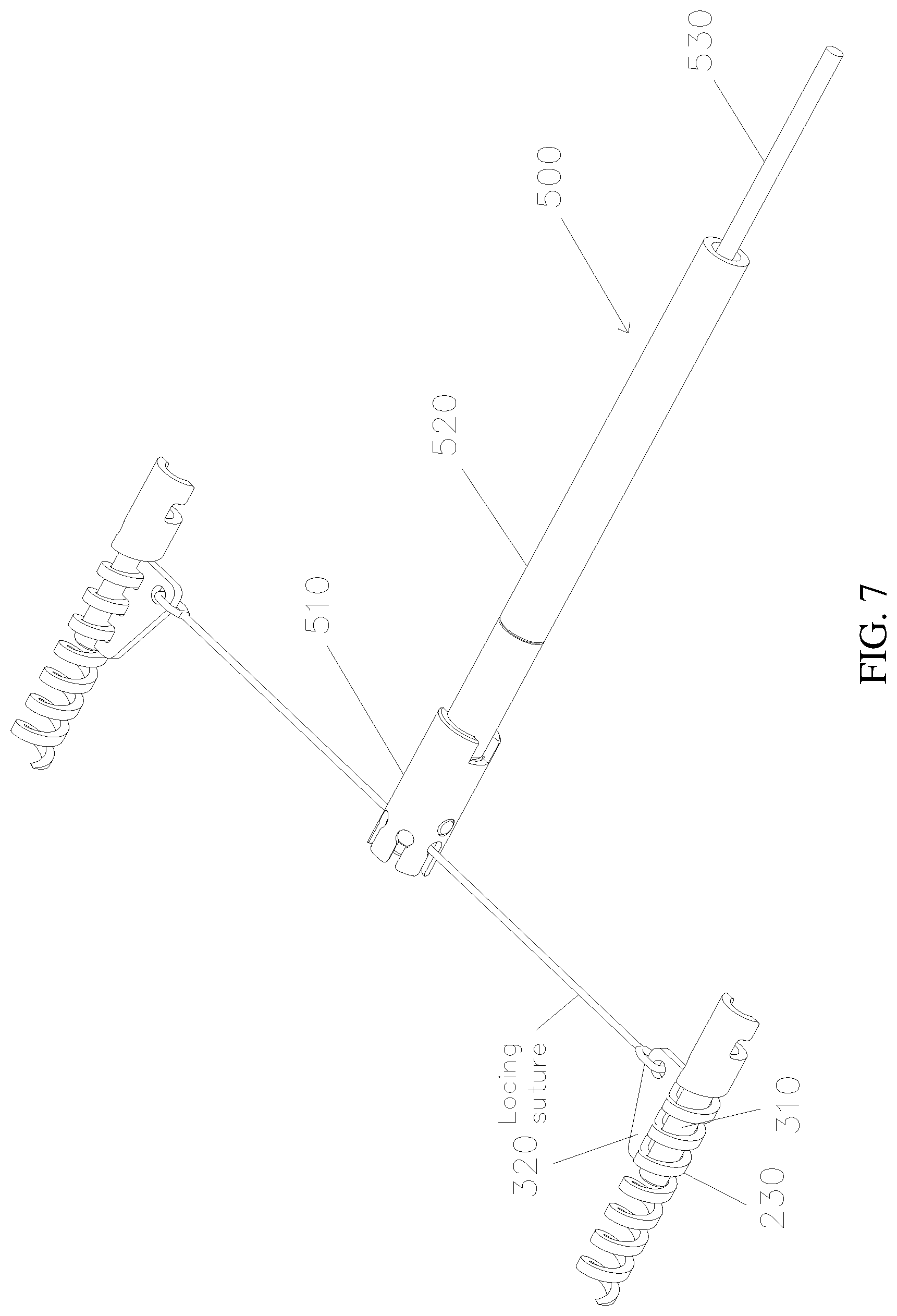 Patent US12090054 Figure 7 – Anchor delivery device for repairing heart valve