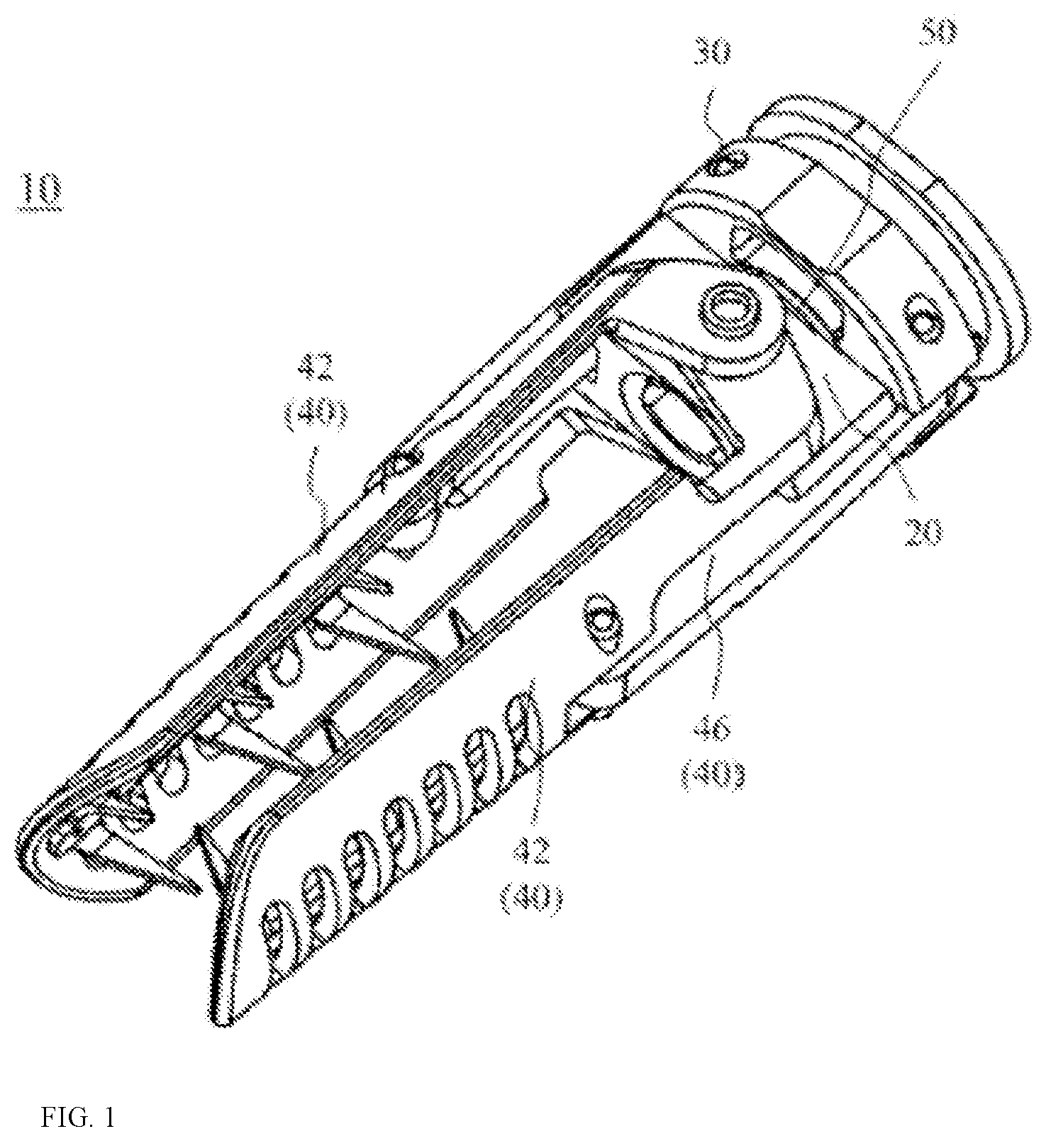 Patent US12090055 Figure 1 – Clamping instrument