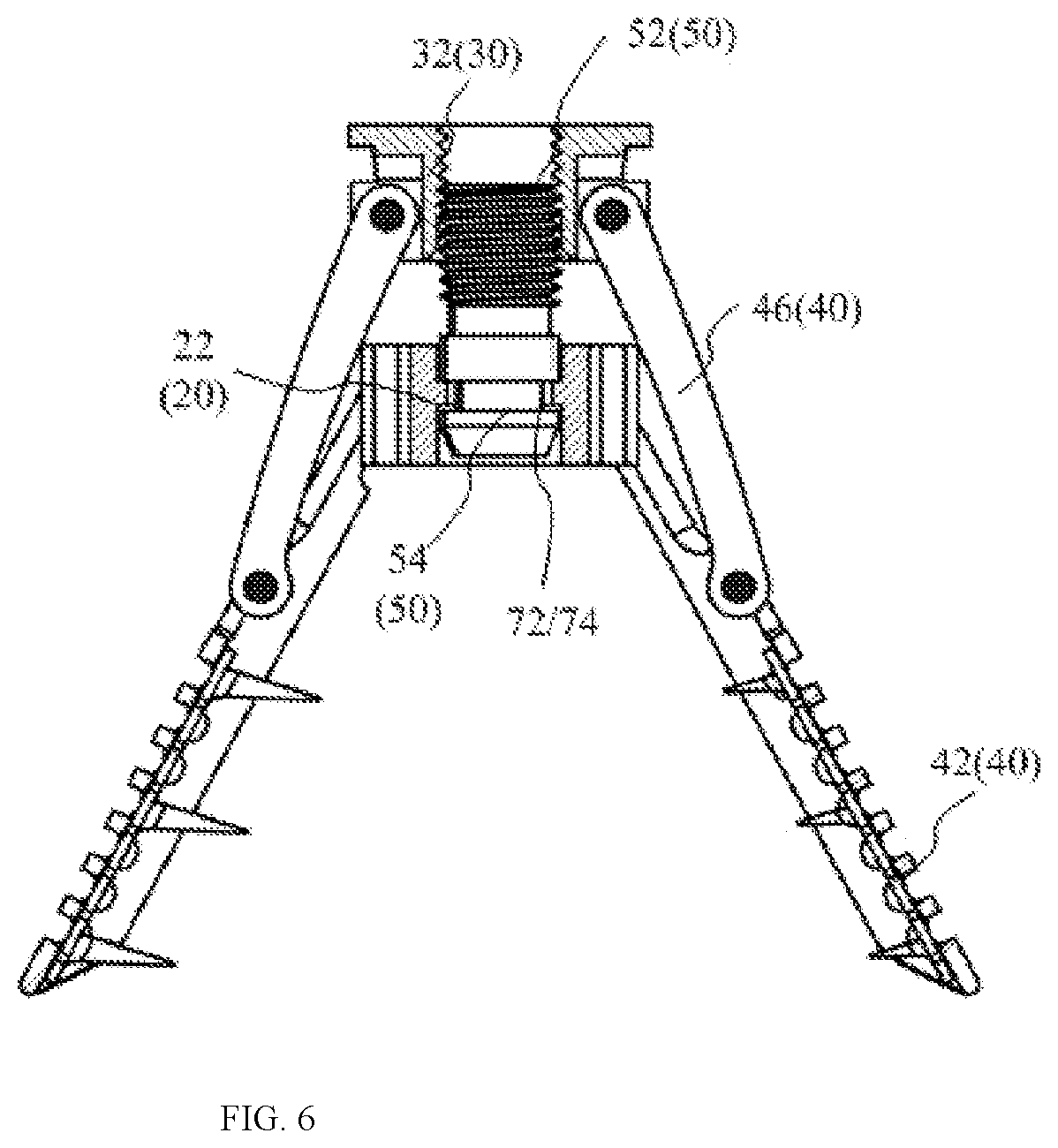 Patent US12090055 Figure 4 – Clamping instrument