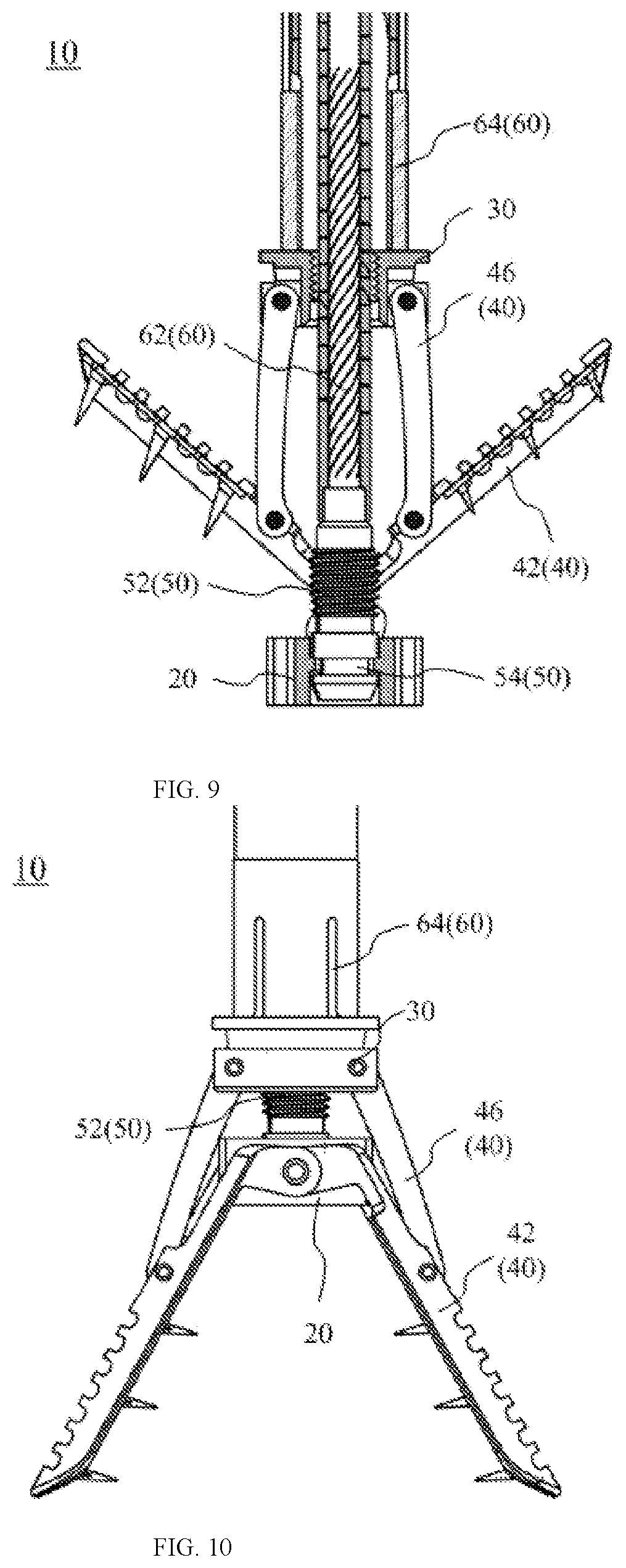 Patent US12090055 Figure 6 – Clamping instrument