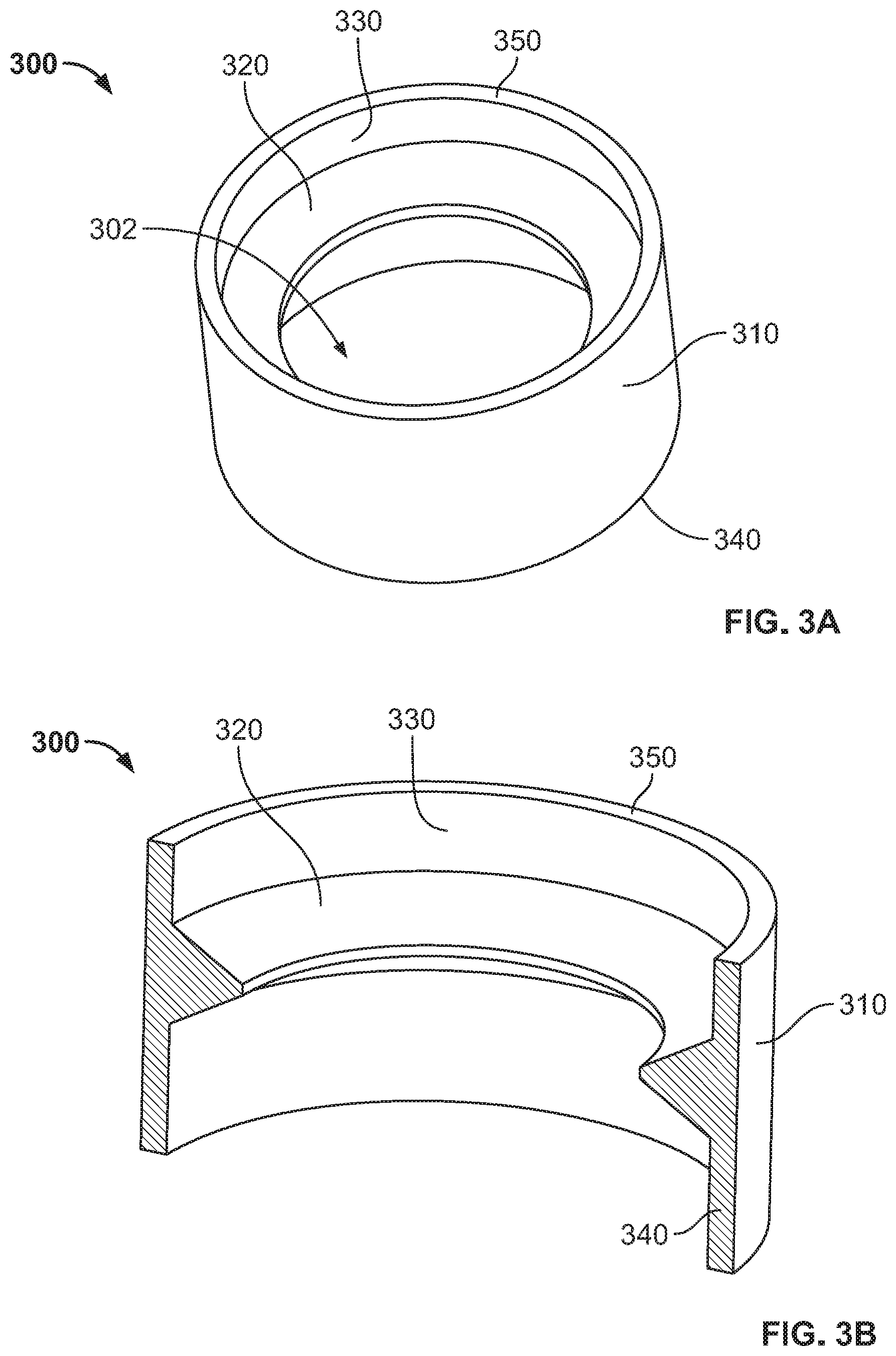 Patent US12090056 Figure 3 – Multi-stage additive manufacturing process with inserts