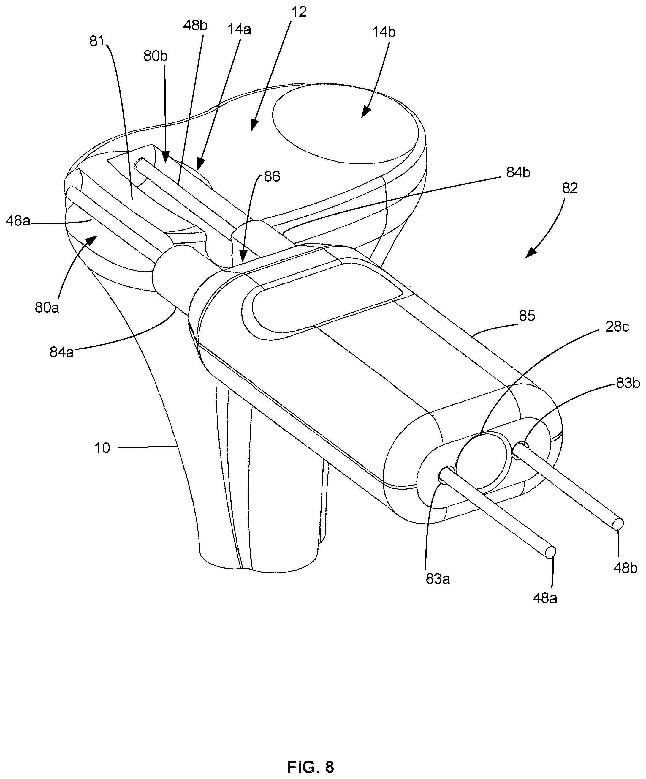 Patent US12090058 Figure 8 – Tibial resurfacing system and method
