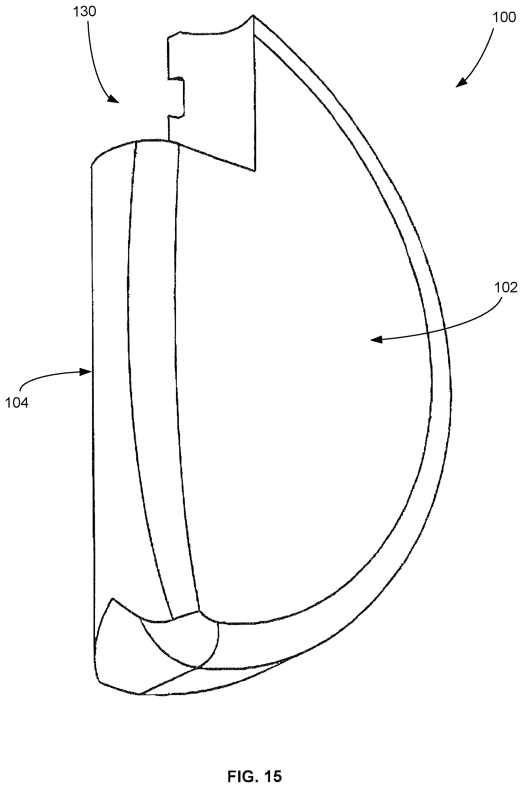 Patent US12090058 Figure 15 – Tibial resurfacing system and method