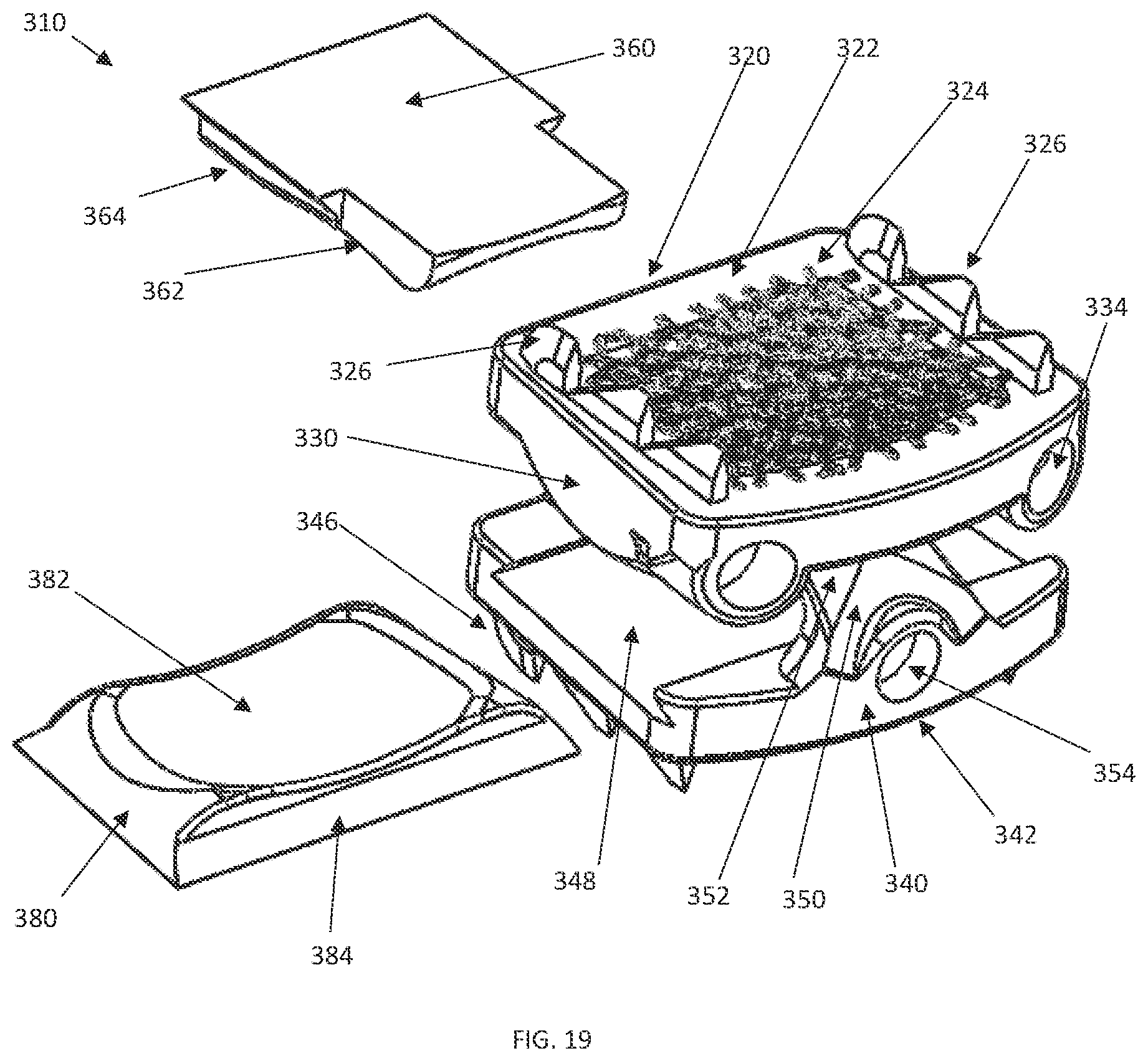 Patent US12090059 Figure 16 – Interlocking spinal disc prosthetic