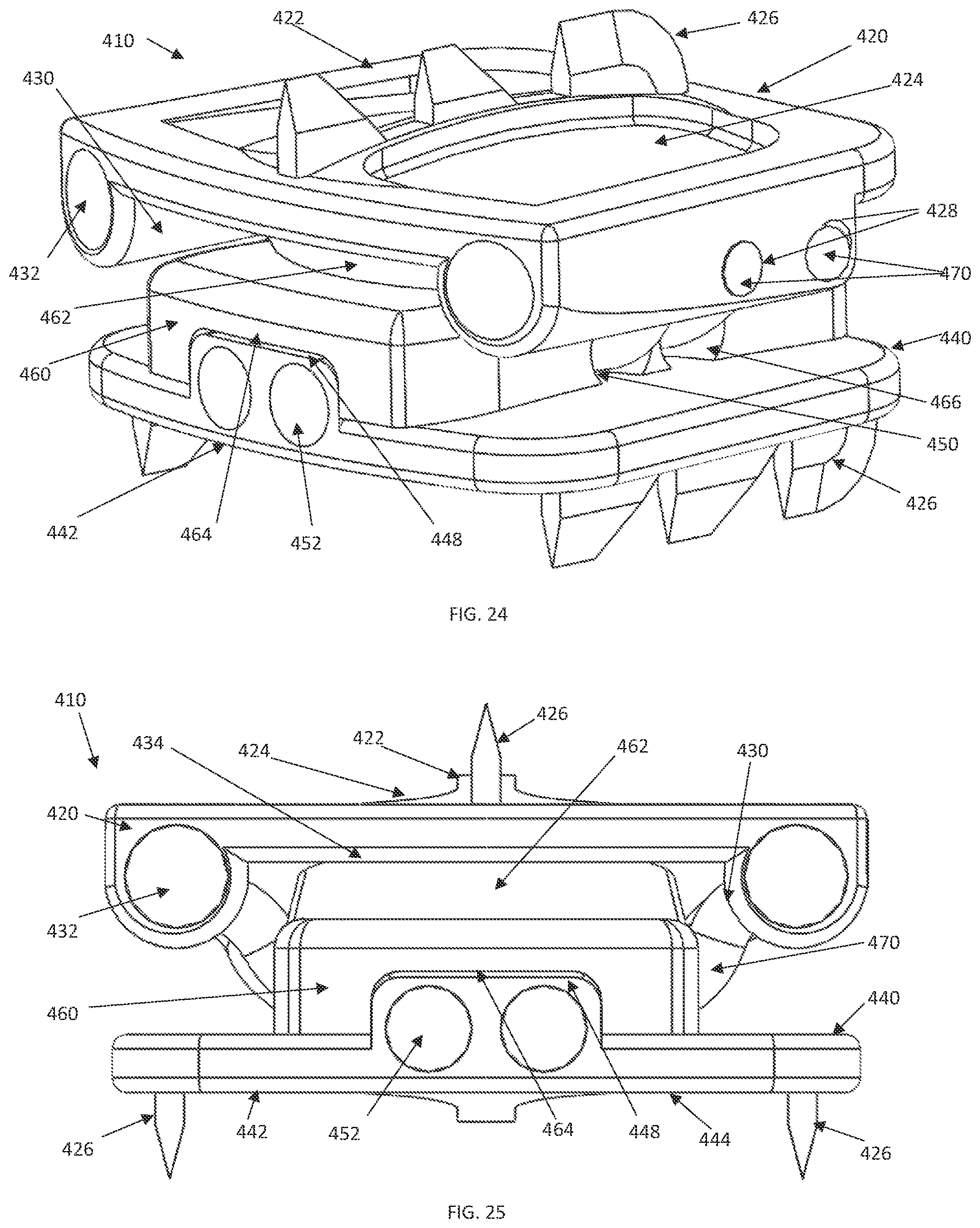 Patent US12090059 Figure 19 – Interlocking spinal disc prosthetic