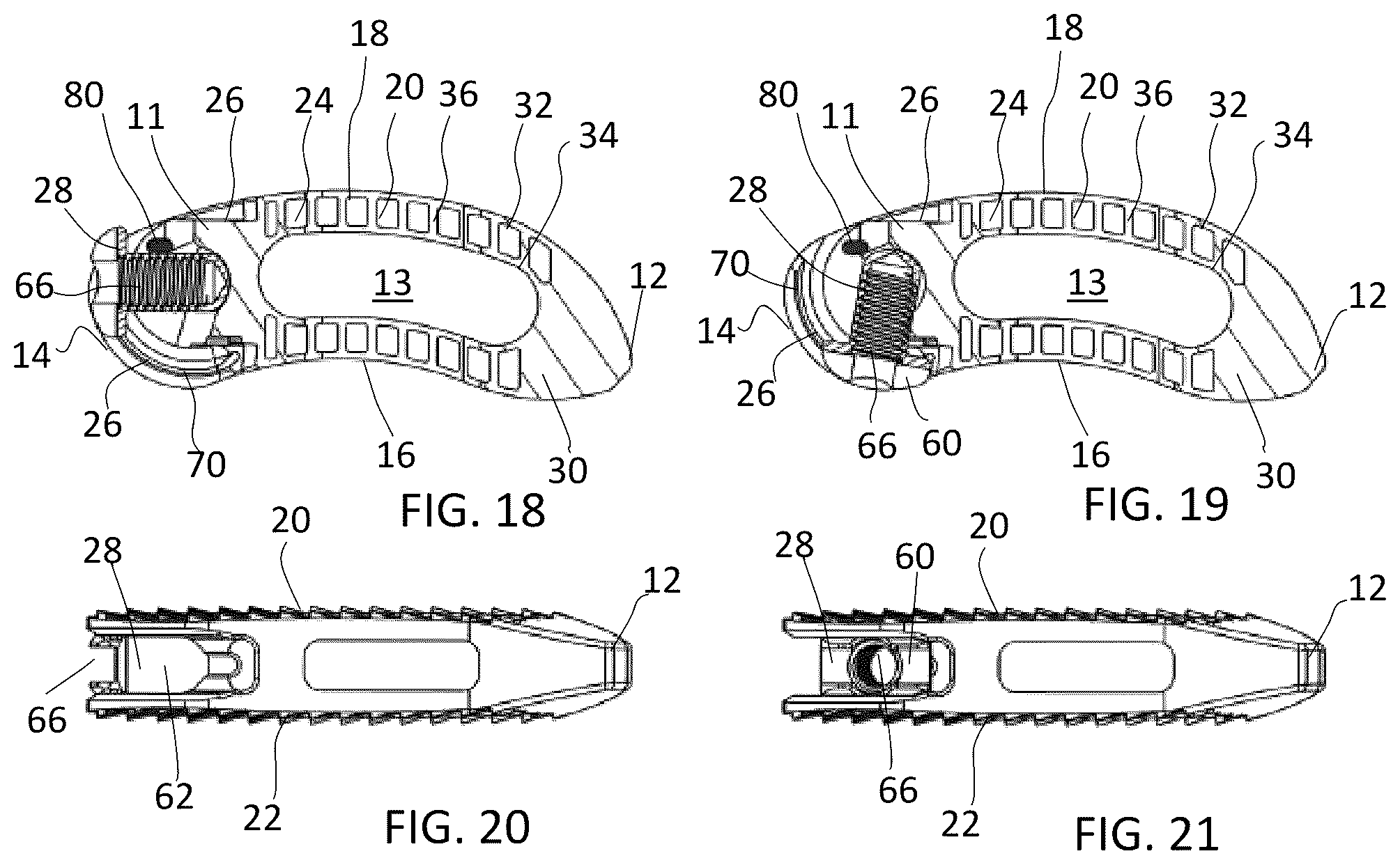 Patent US12090060 Figure 8 – Inter vertebral spinal implant