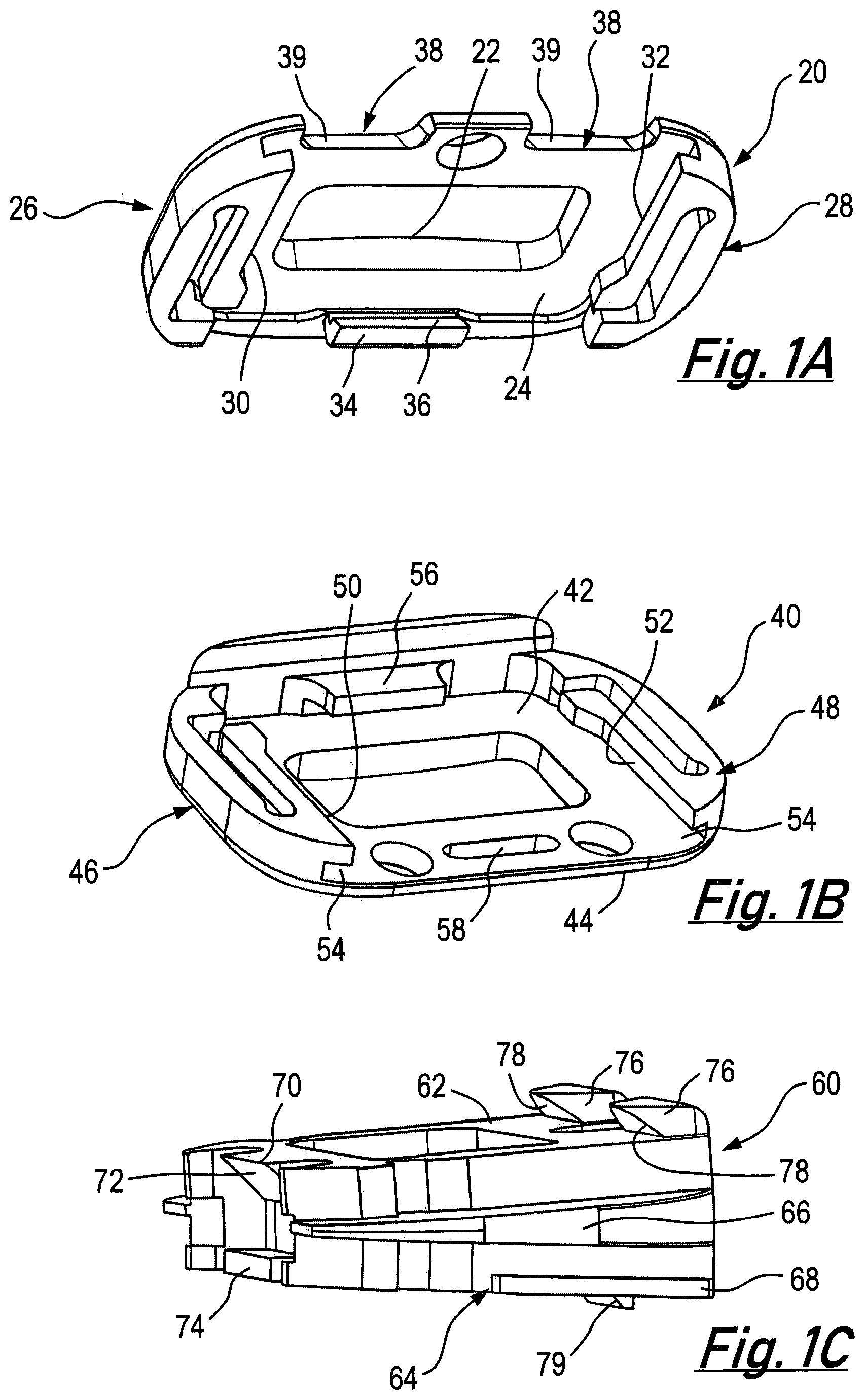 Patent US12090062 Figure 1 – Inter vertebral devices