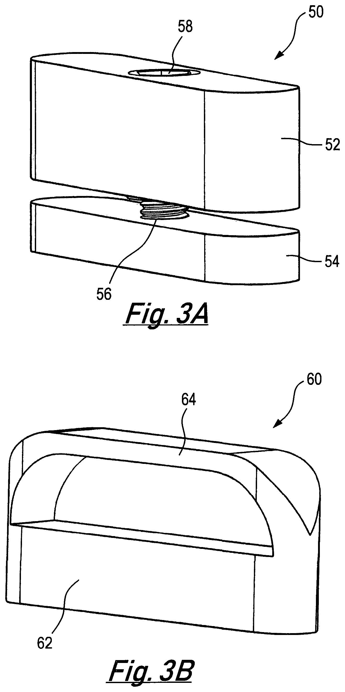 Patent US12090063 Figure 3 – Intervertebral implants