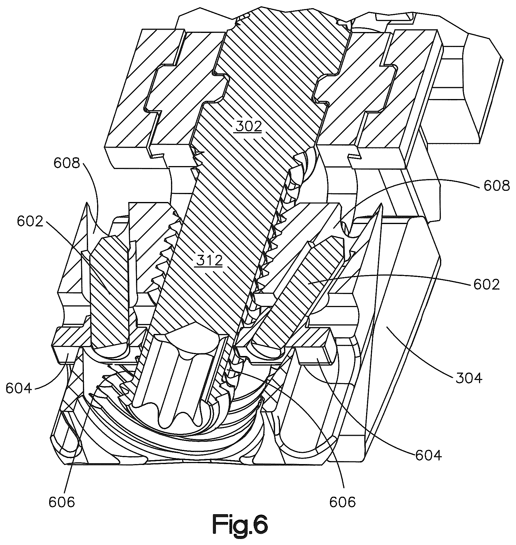 Patent US12090064 Figure 8 – Stabilization members for expandable intervertebral implants, and related systems and methods