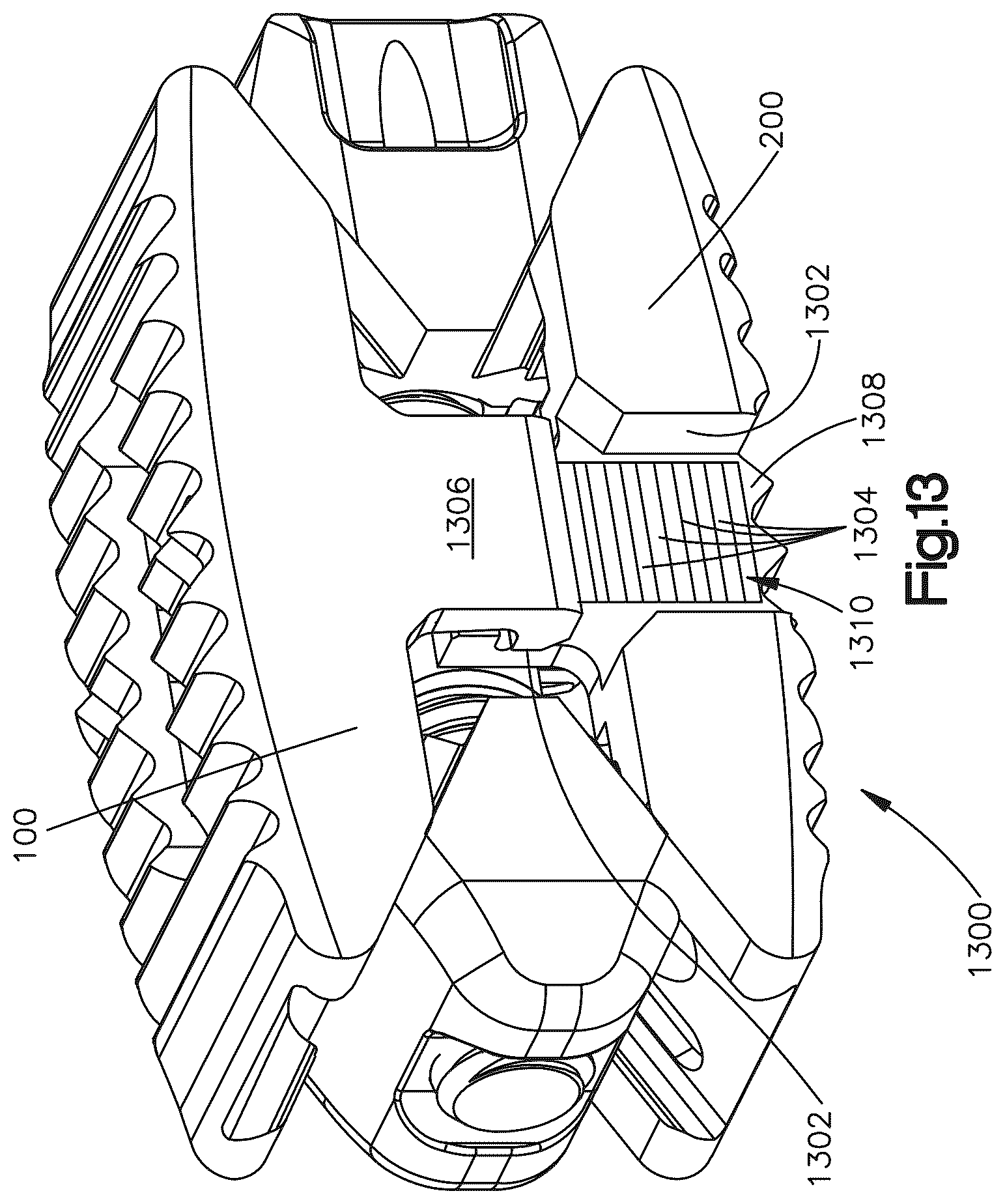 Patent US12090064 Figure 14 – Stabilization members for expandable intervertebral implants, and related systems and methods