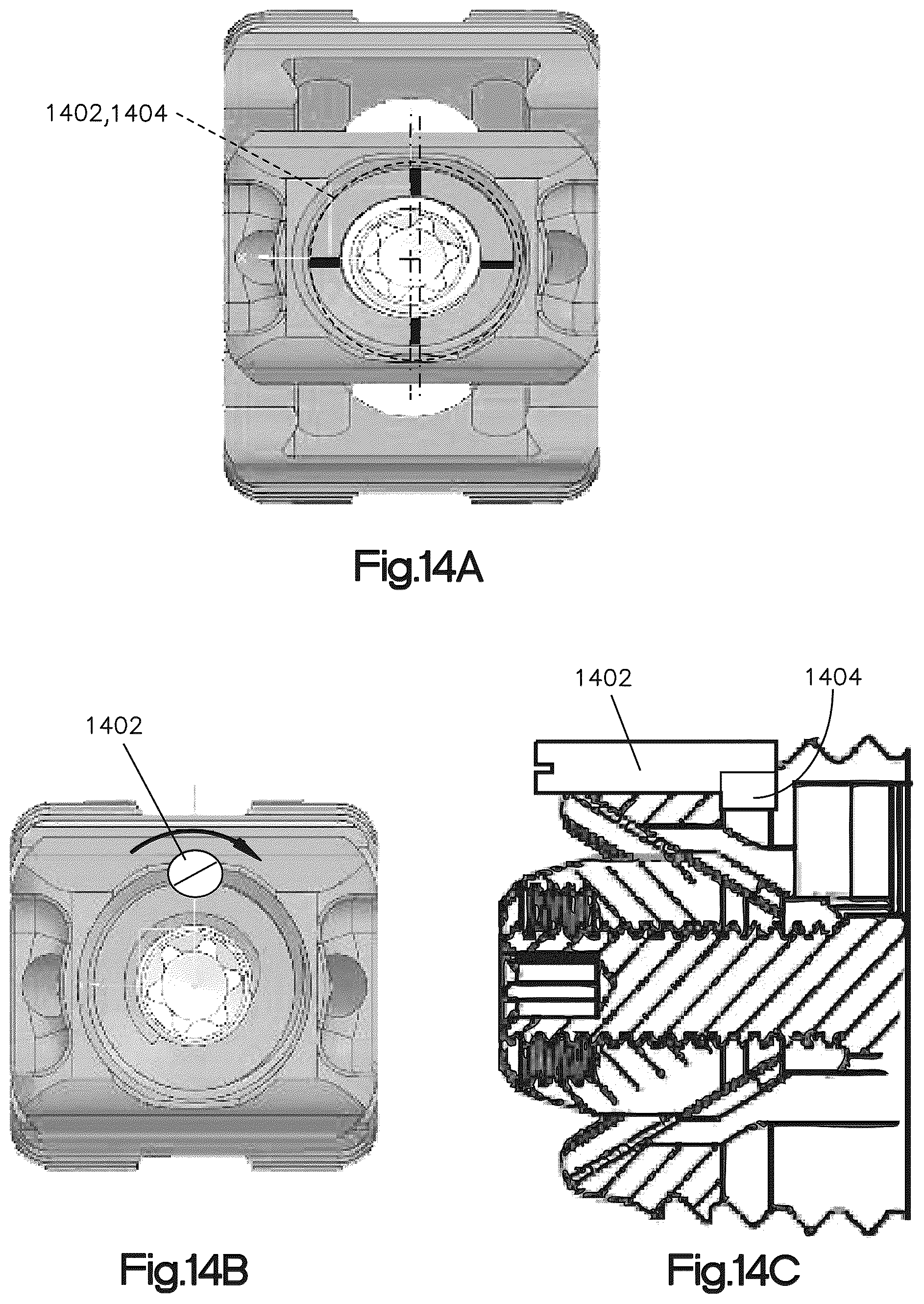 Patent US12090064 Figure 15 – Stabilization members for expandable intervertebral implants, and related systems and methods