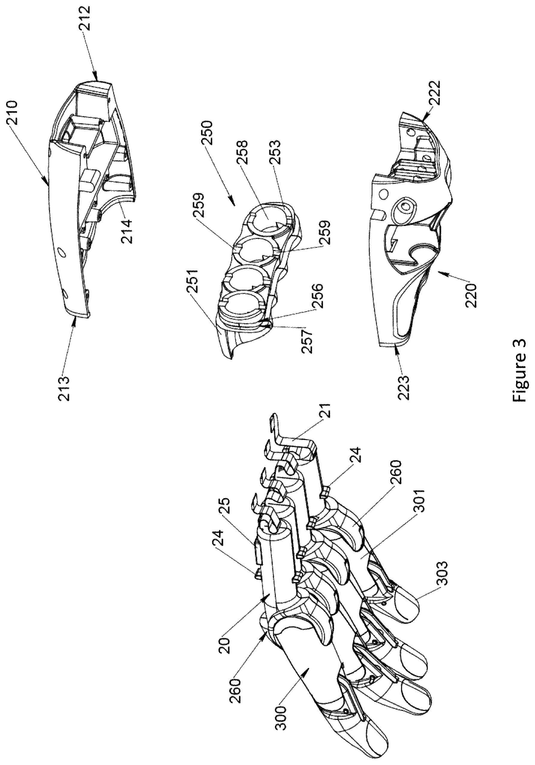 Patent US12090068 Figure 3 – Automated hand