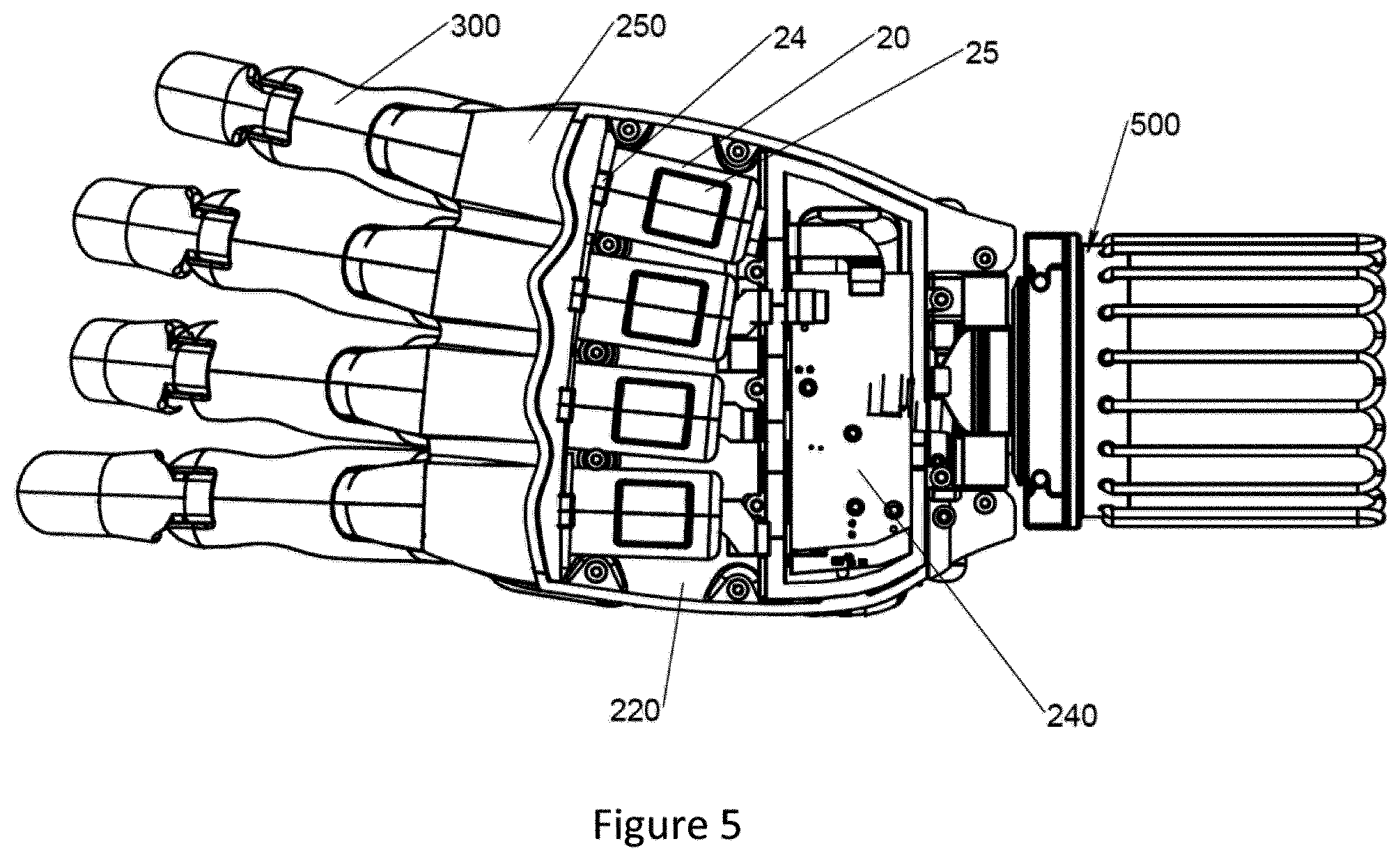 Patent US12090068 Figure 6 – Automated hand