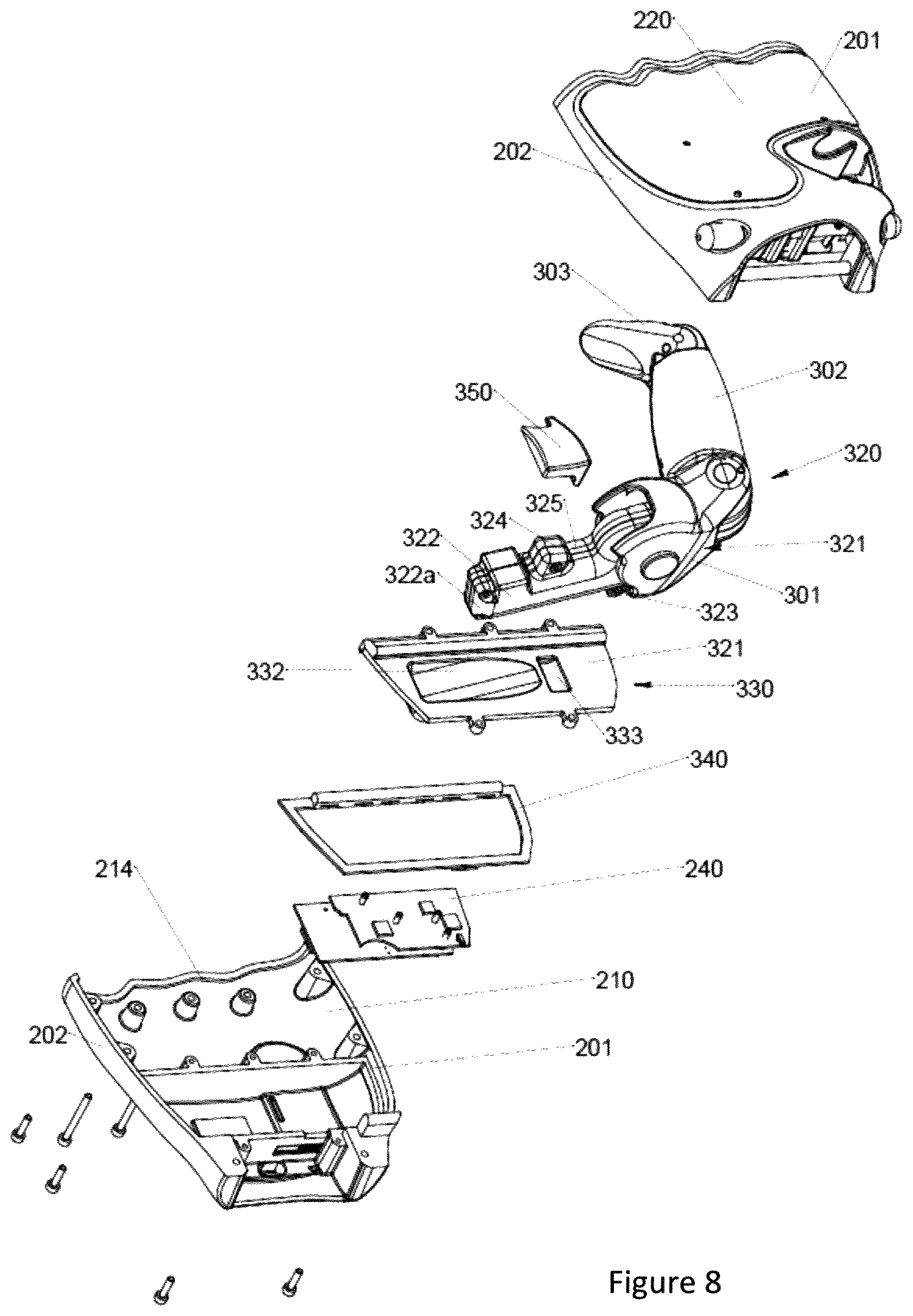 Patent US12090068 Figure 9 – Automated hand