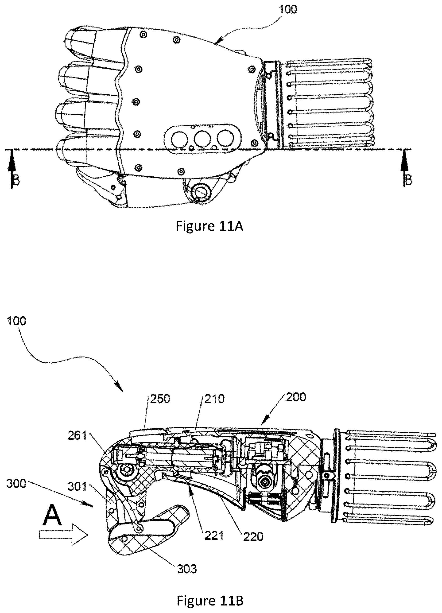 Patent US12090068 Figure 13 – Automated hand