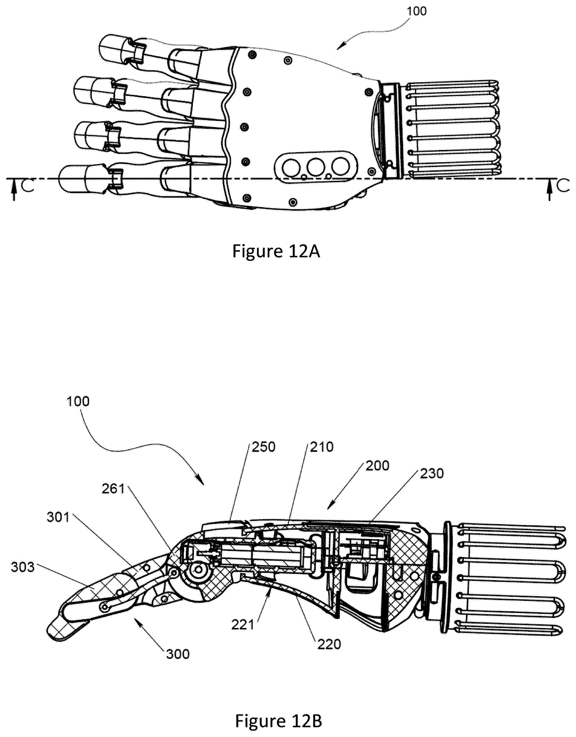 Patent US12090068 Figure 14 – Automated hand