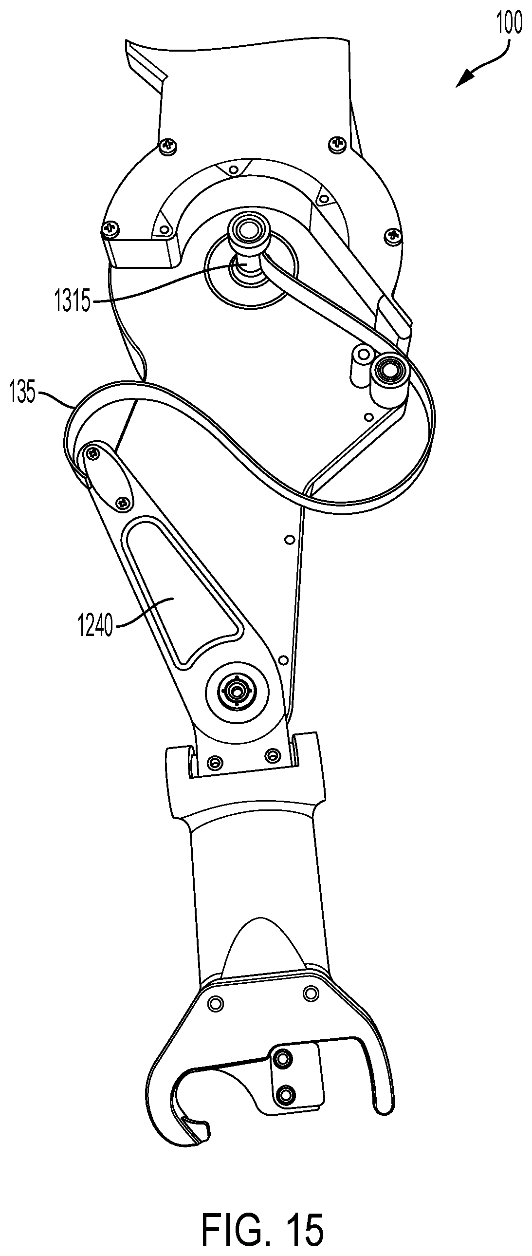 Patent US12090069 Figure 15 – Systems and methods for a water resistant active exoskeleton