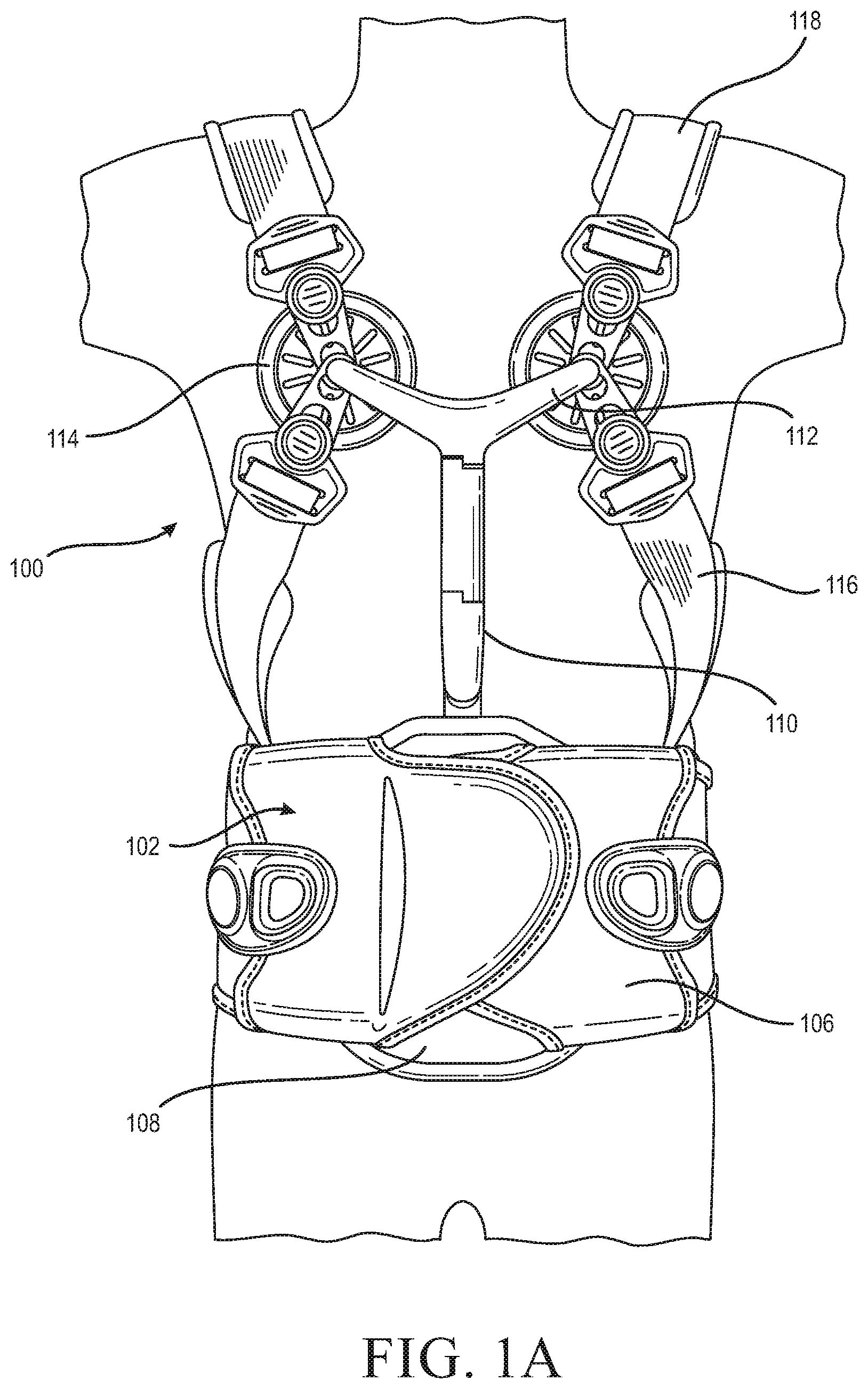 Patent US12090079 Figure 1 – Thoracic lumbar sacral orthosis attachment