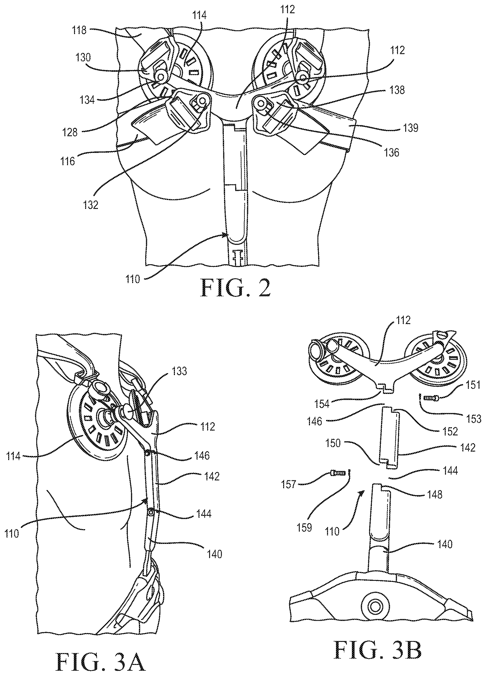 Patent US12090079 Figure 3 – Thoracic lumbar sacral orthosis attachment