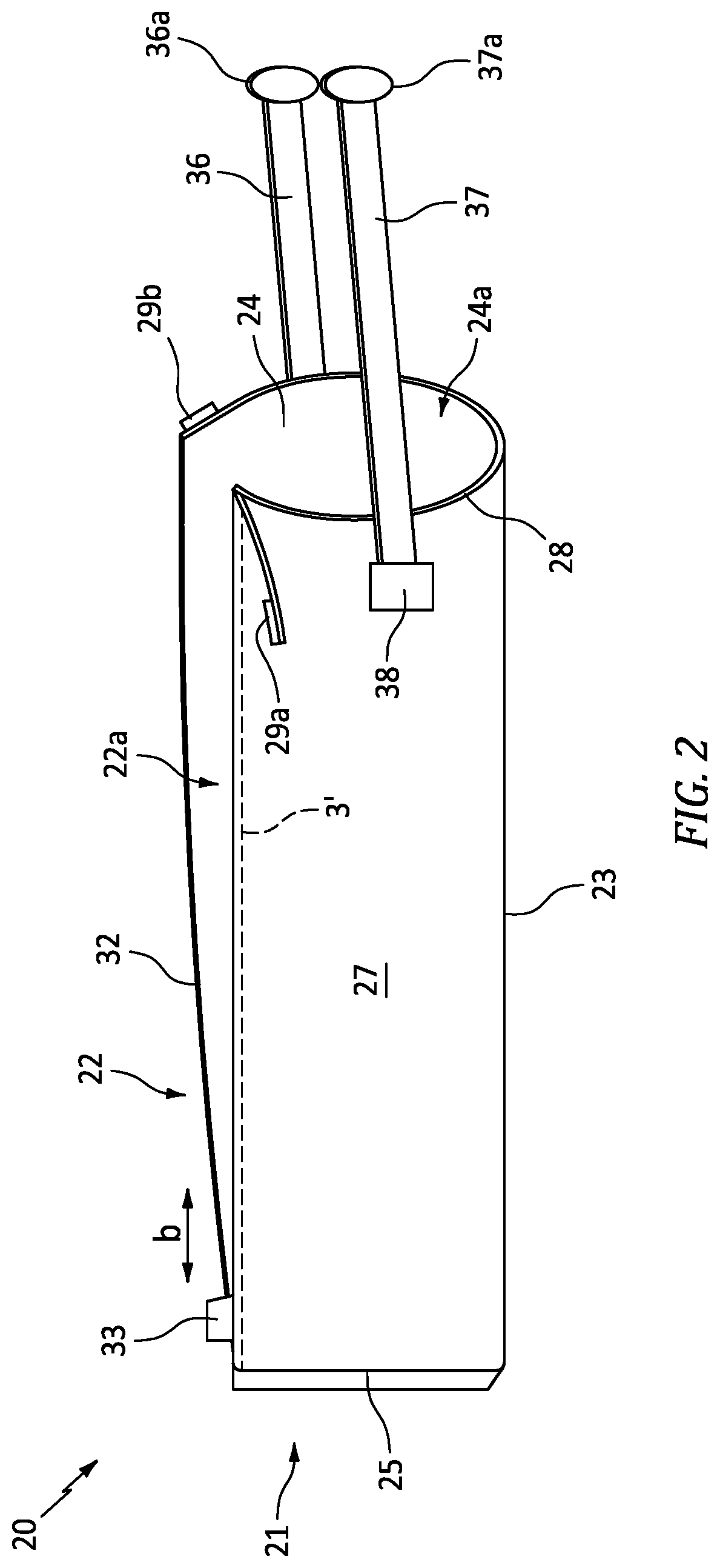 Patent US12090084 Figure 2 – Male incontinence device