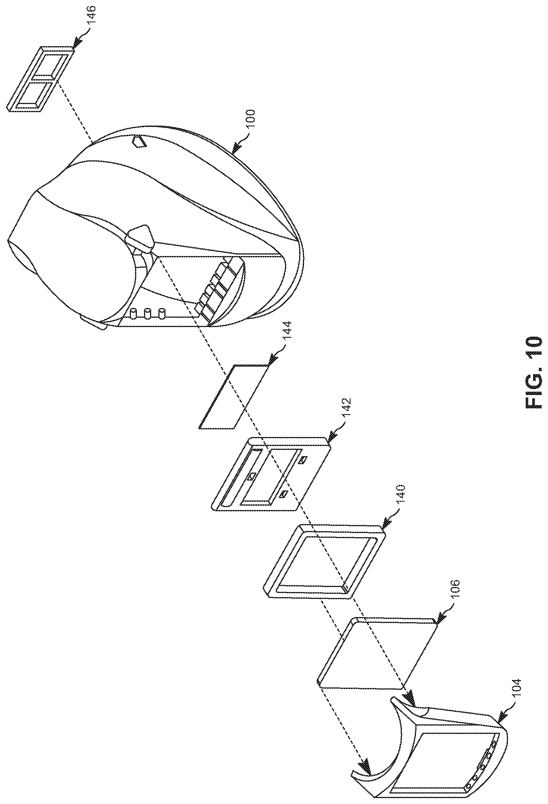Patent US12090089 Figure 5 – Lighting attachment for welding helmets
