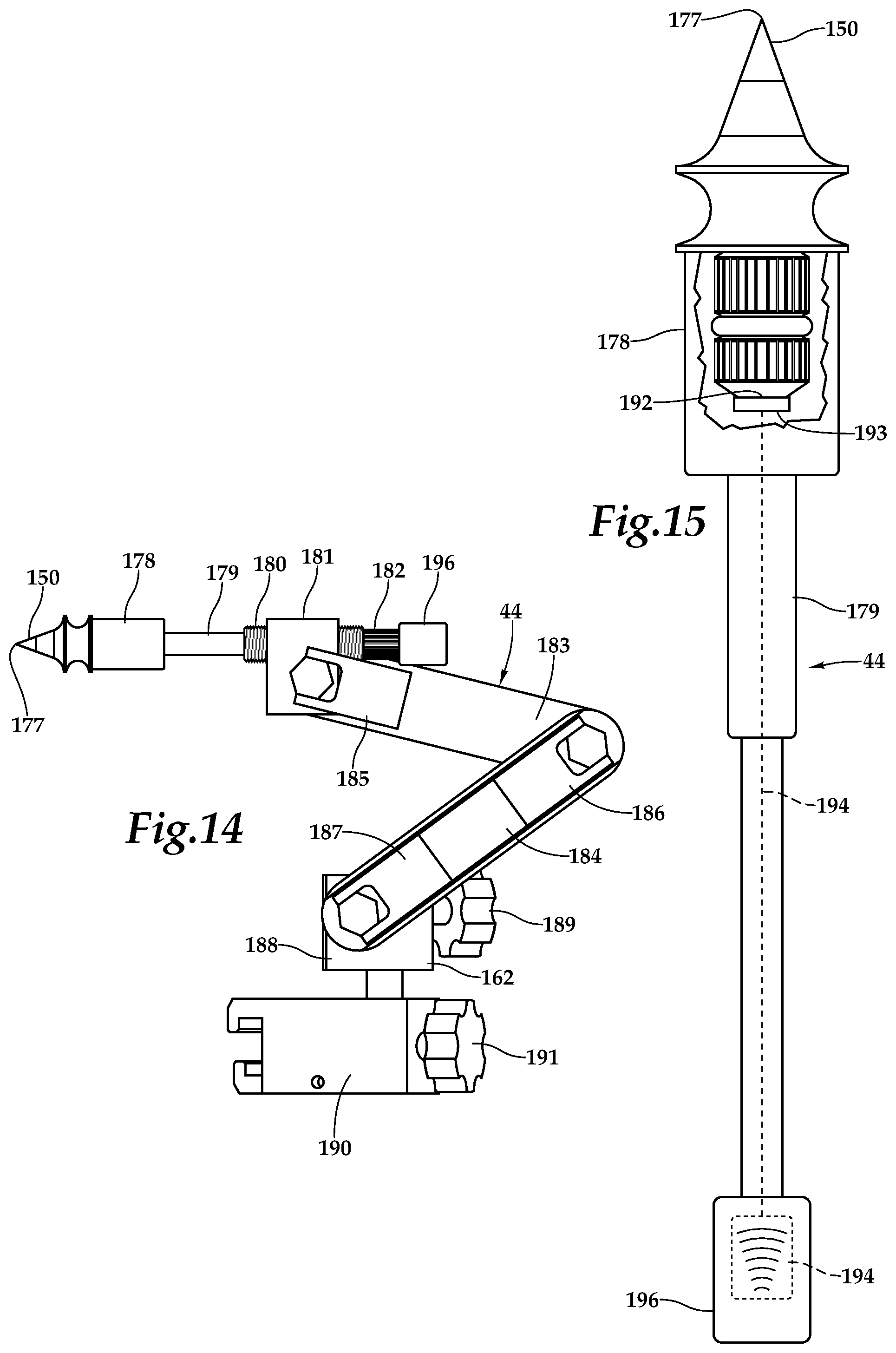 Patent US12090093 Figure 6 – Surgical universal headrest including skull pin holder assembly