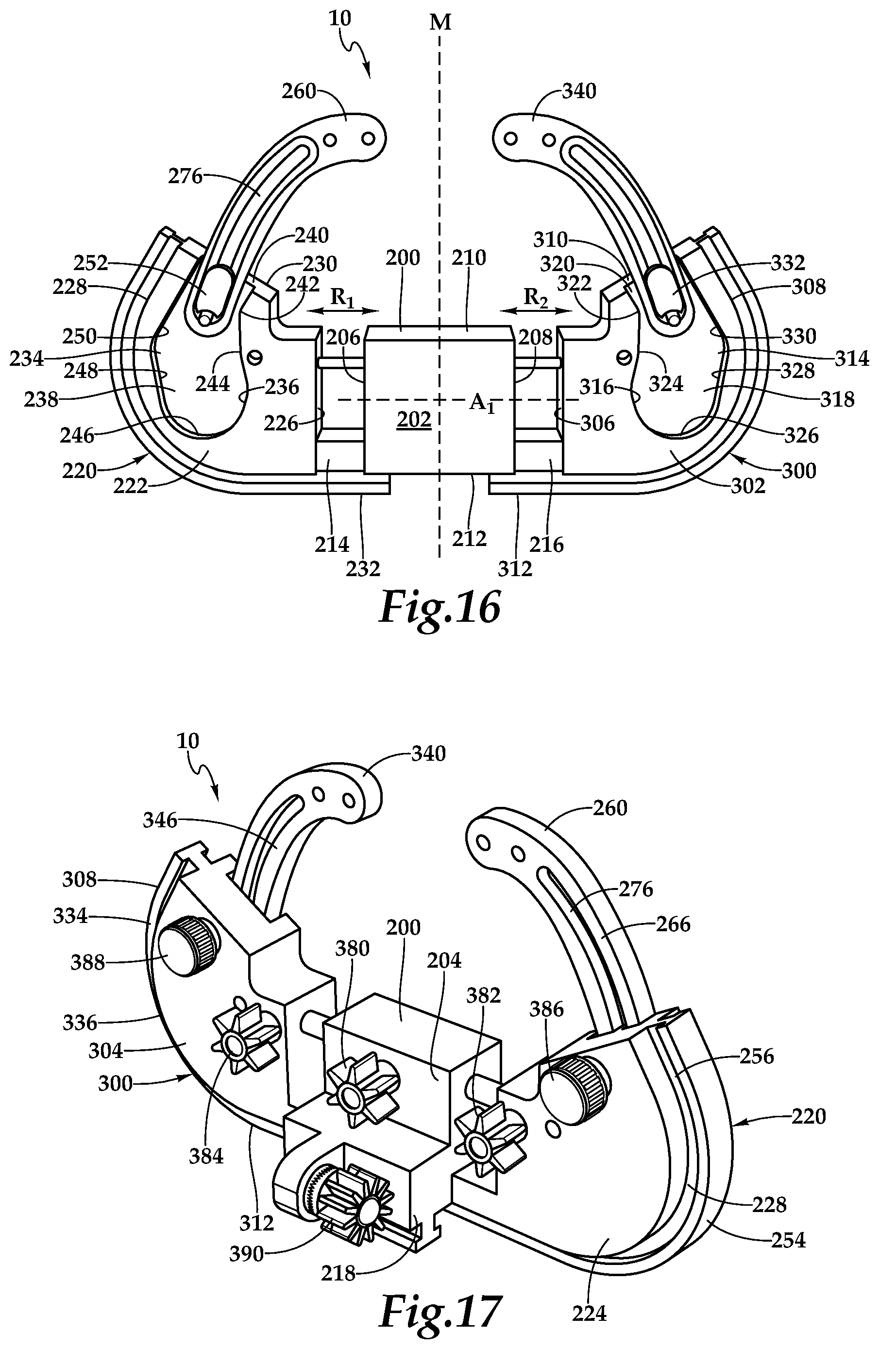 Patent US12090094 Figure 7 – Surgical universal headrest including skull pin holder assembly