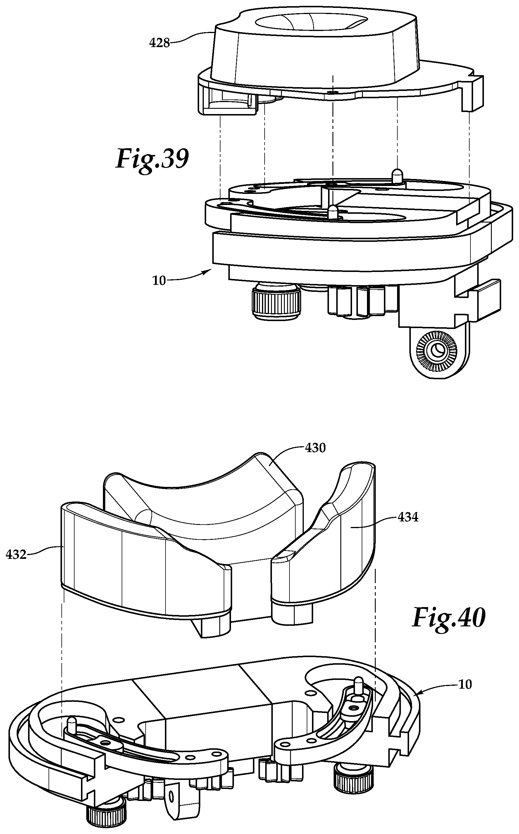 Patent US12090094 Figure 16 – Surgical universal headrest including skull pin holder assembly