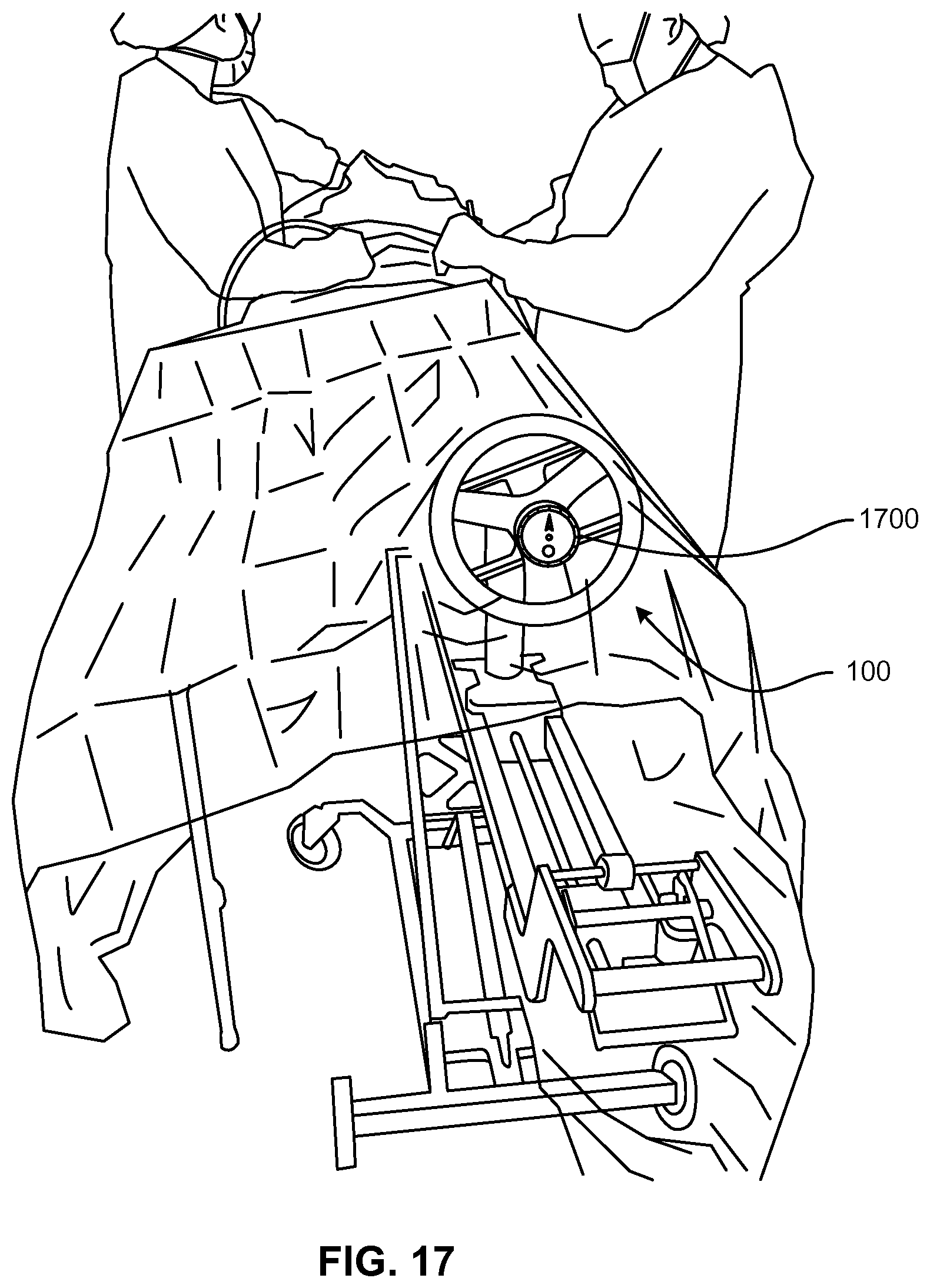 Patent US12090095 Figure 12 – Lower extremity positioning assembly and table extension