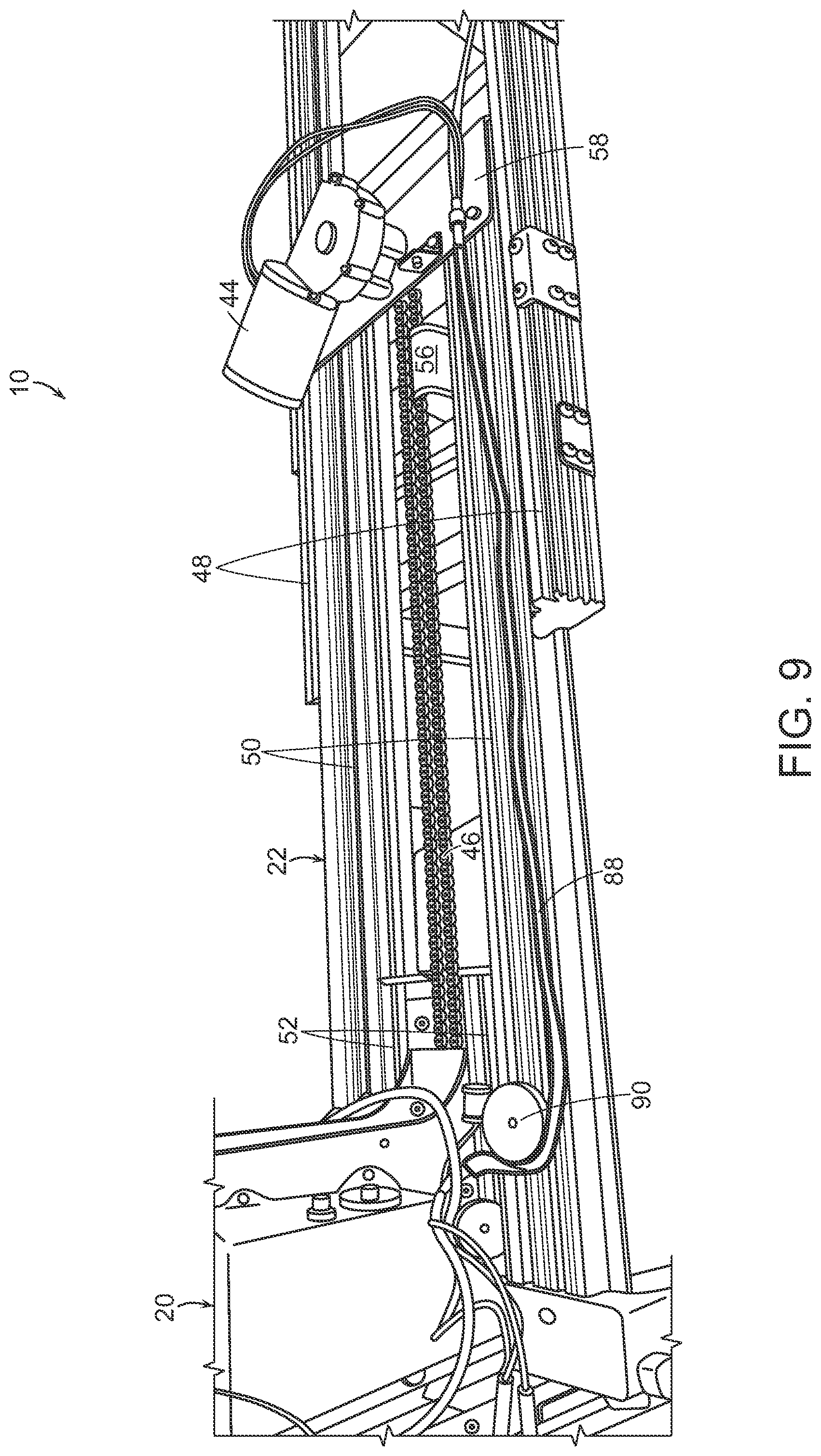 Patent US12090096 Figure 9 – Vehicle lift for mobility device