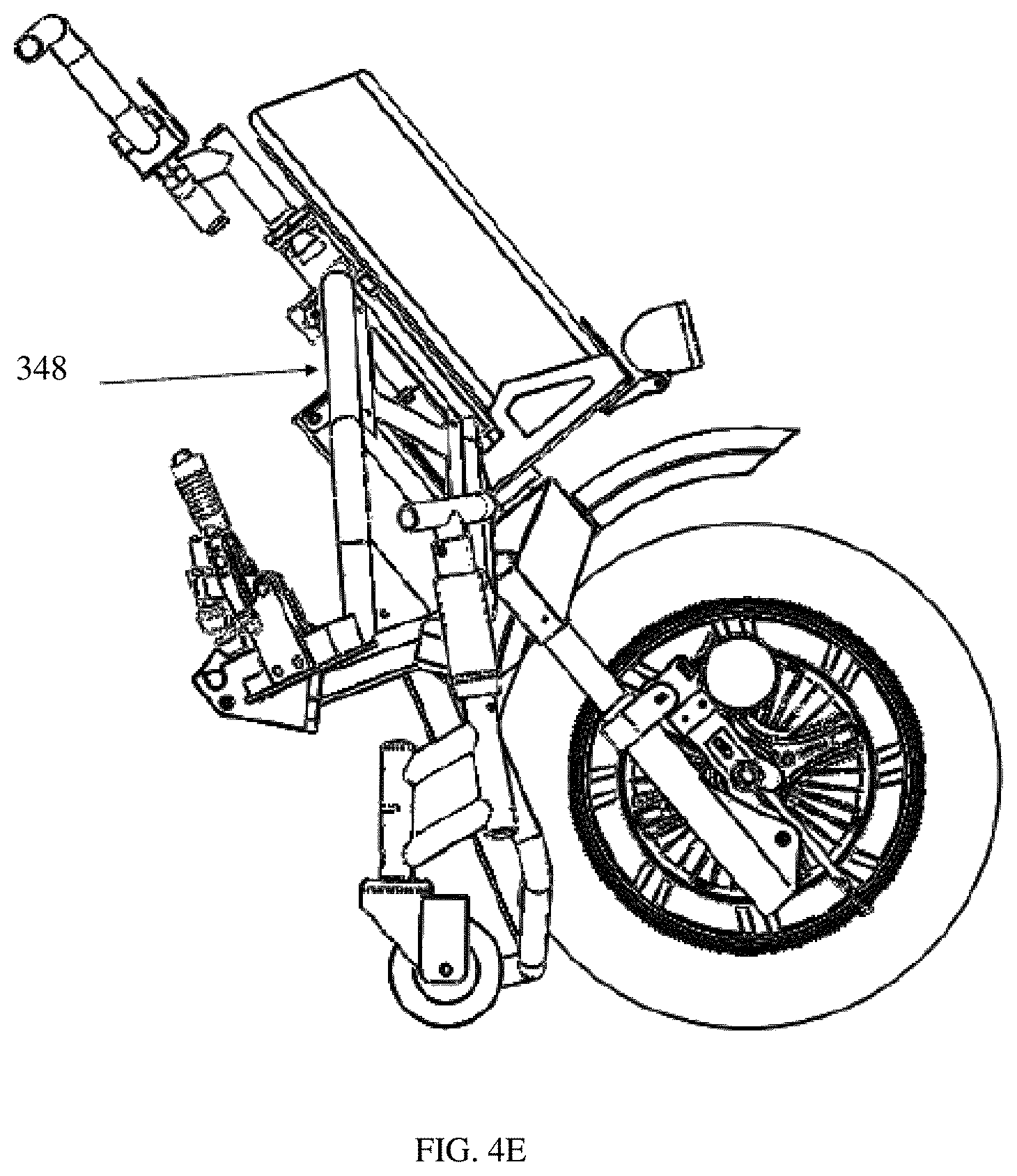 Patent US12090101 Figure 13 – Extended wheelchair and an attachment device for the wheelchair