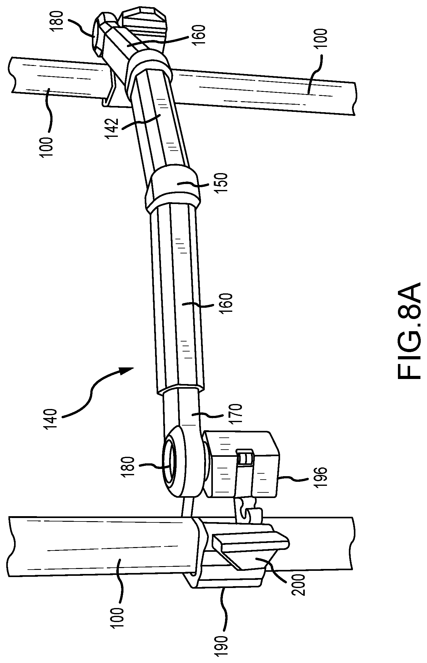 Patent US12090102 Figure 15 – Wheelchair back support adjustment system with central spherical joint