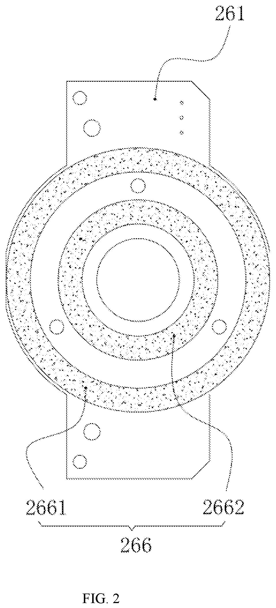 Patent US12090108 Figure 2 – Massage roller and conductive structure thereof