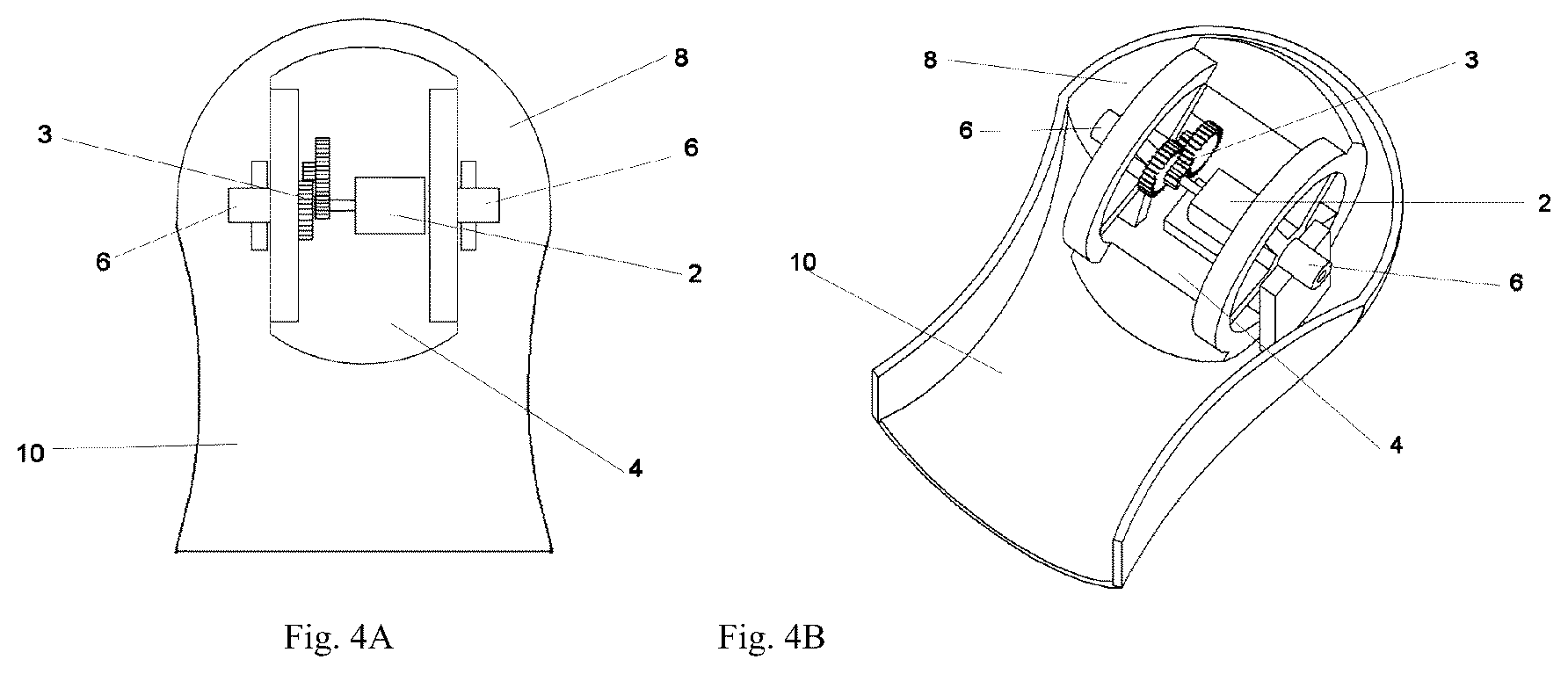 Patent US12090109 Figure 4 – Vibration apparatus and massage device comprising vibration apparatus