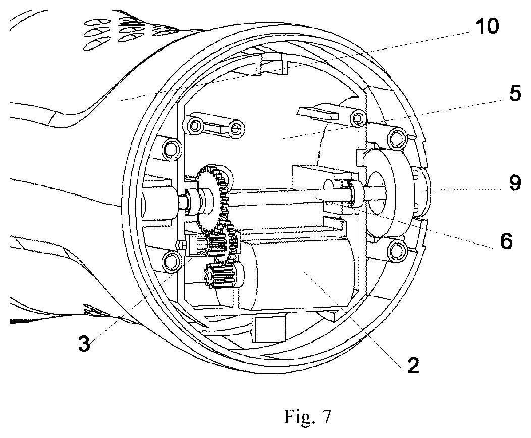 Patent US12090109 Figure 7 – Vibration apparatus and massage device comprising vibration apparatus