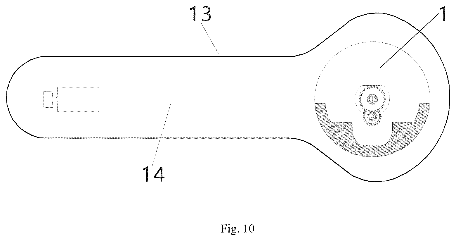 Patent US12090109 Figure 10 – Vibration apparatus and massage device comprising vibration apparatus