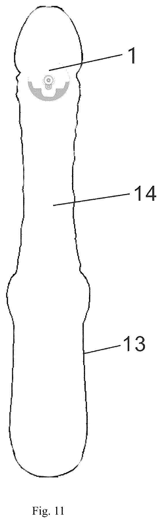 Patent US12090109 Figure 11 – Vibration apparatus and massage device comprising vibration apparatus
