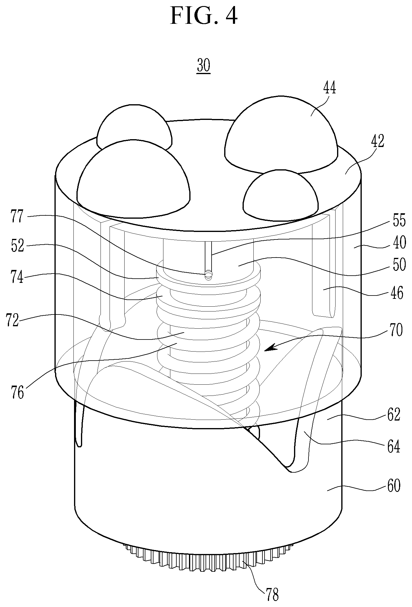 Patent US12090113 Figure 4 – Massage system of vehicle and method of controlling the same